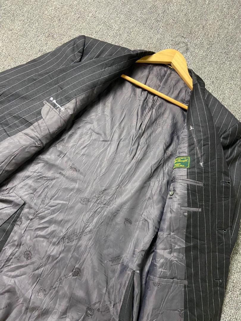 Japanese Brand Ing Loro Piana Single Breasted Stripes Blazer (202) Size US M / EU 48-50 / 2 - 4 Thumbnail