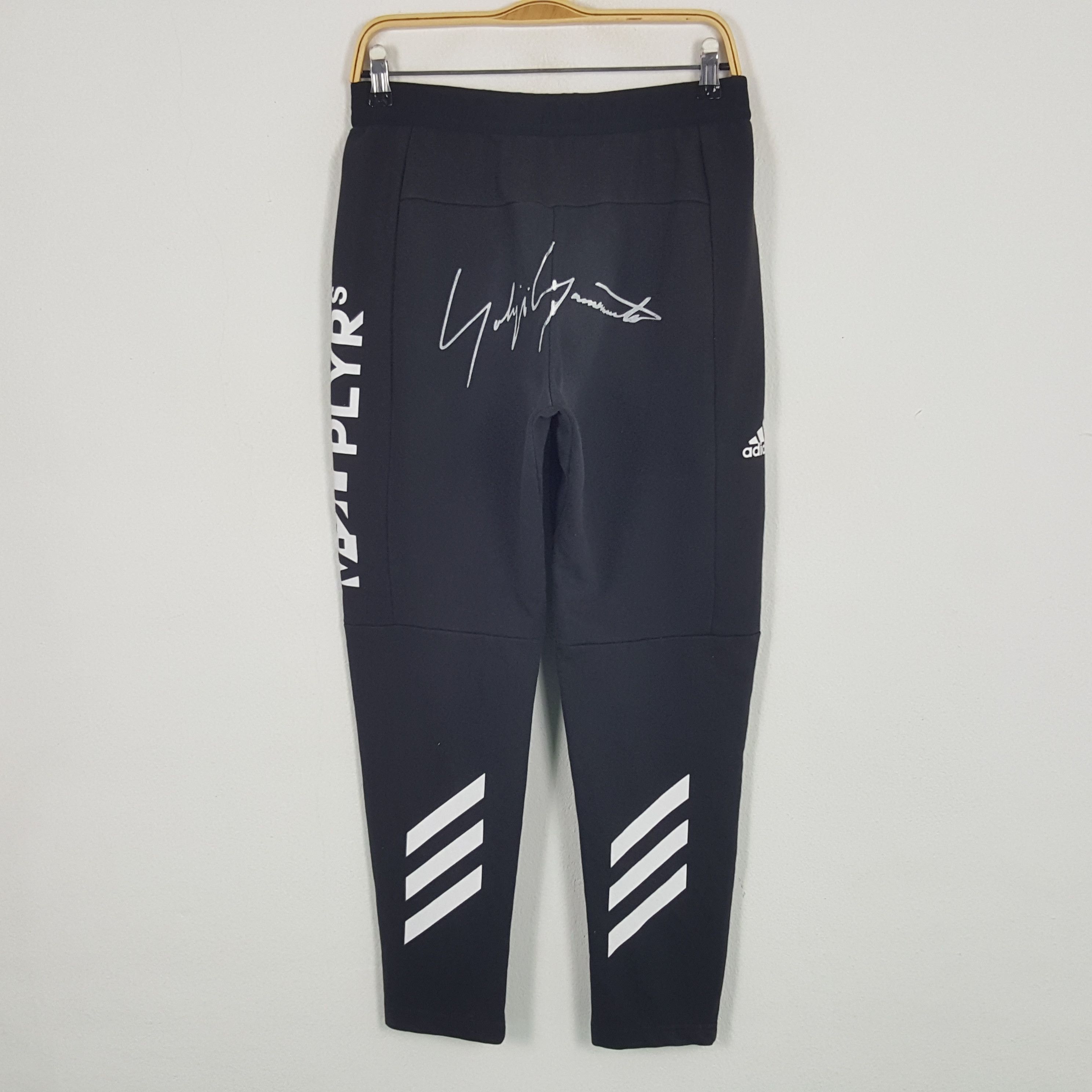 Adidas × Yohji Yamamoto Adidas x Custom Art Logo Yohji Yamamoto Joggers Pants Size US 27 - 1 Thumbnail