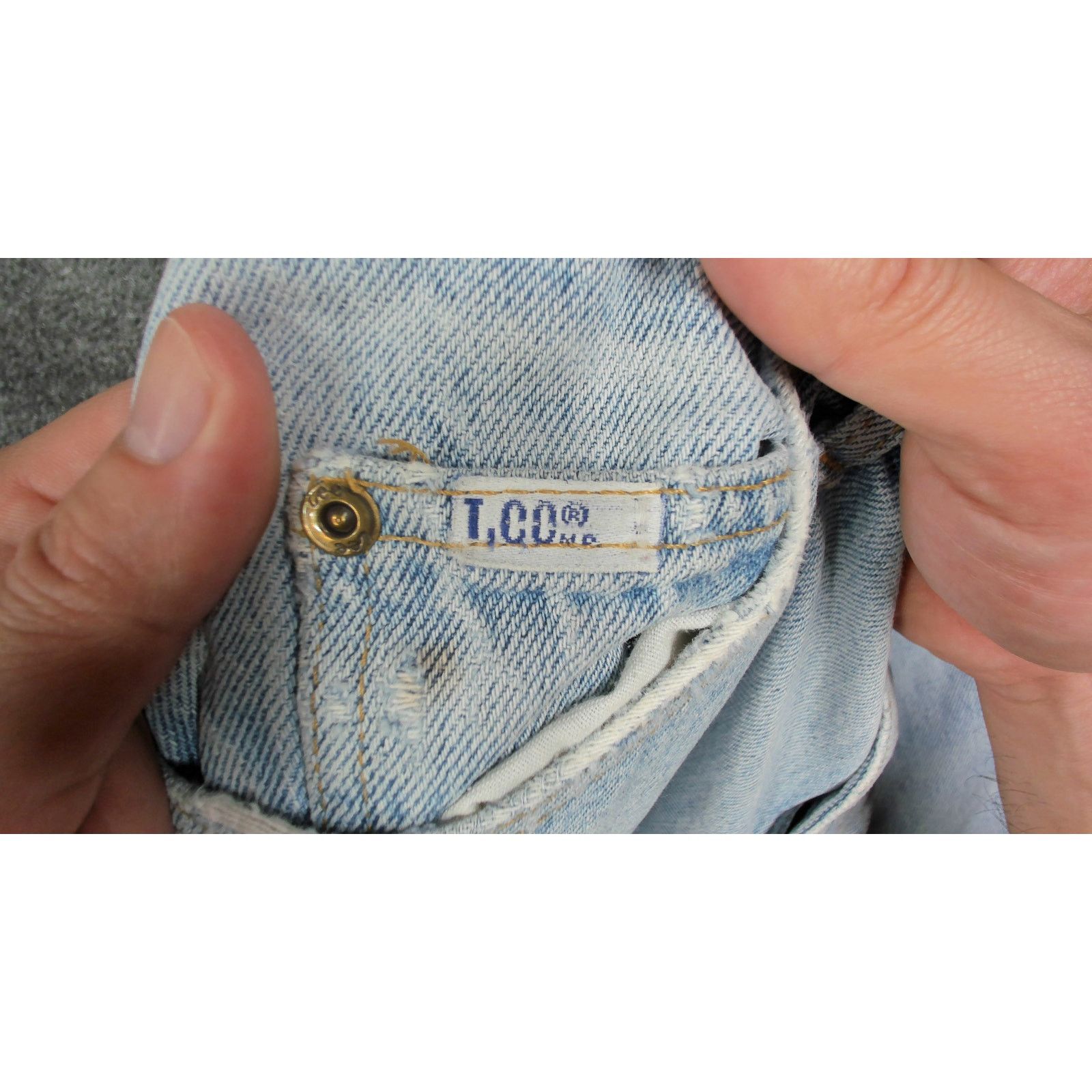 Lee Lee Vintage 80s Union Made High Rise Tapered Jeans W30 L28 Size 32" / US 10 / IT 46 - 17 Thumbnail