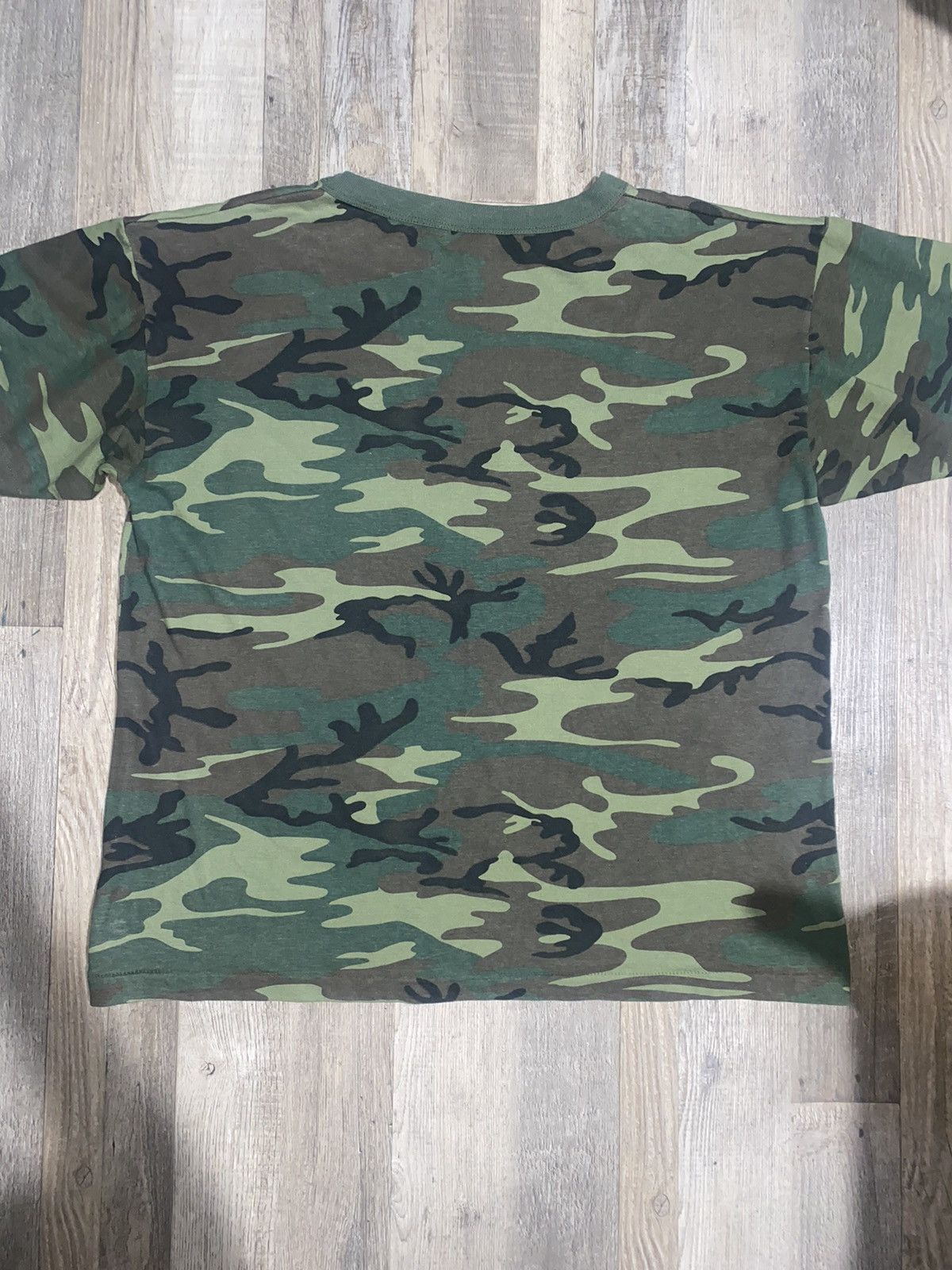 Vintage VINTAGE stripes camo shirt Size US L / EU 52-54 / 3 - 2 Thumbnail