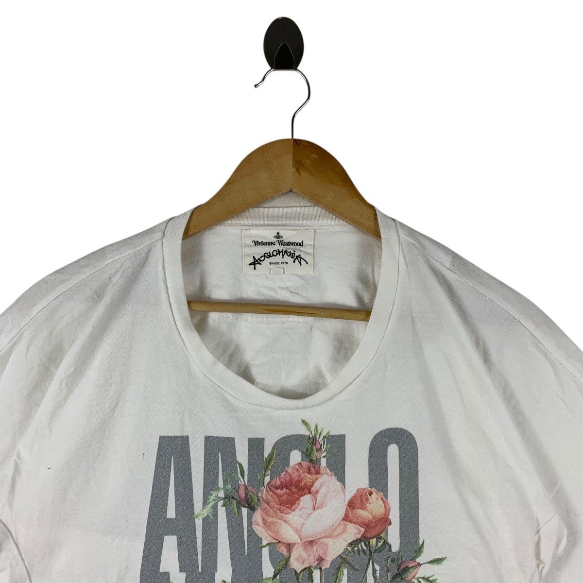 Vivienne Westwood Vivienne Westwood Anglomania White Rose Graphic Tee Size US M / EU 48-50 / 2 - 2 Thumbnail