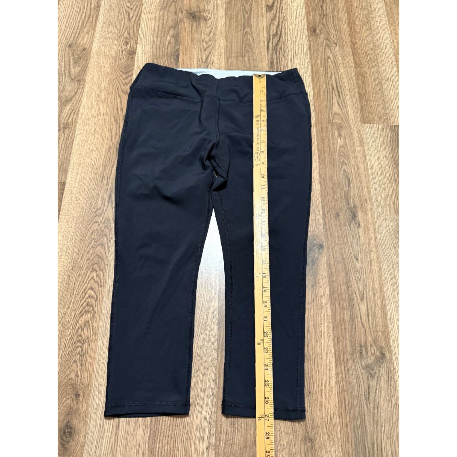 Vintage Marika Sport Pants Women's Large Black Capri Leggings Athletic Wear Adults Womens Size 36" / US 14 / IT 50 - 7 Thumbnail