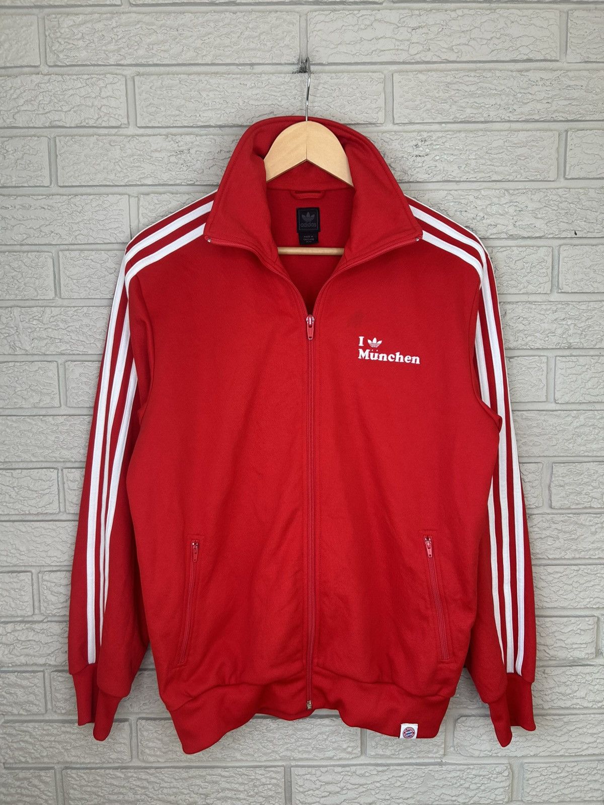 Adidas Vintage Adidas Trefoil I <3 Bayern Munich Track Jacket Size US M / EU 48-50 / 2 - 6 Thumbnail