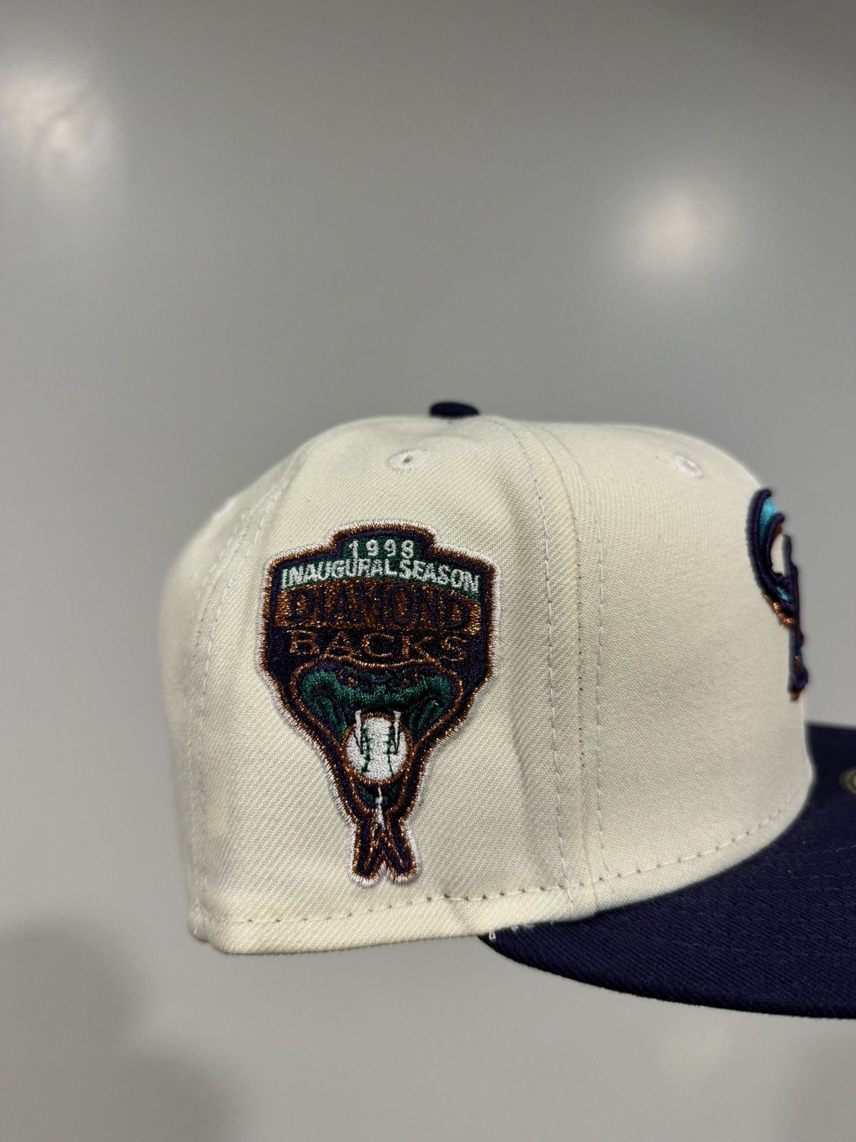 Hat Club × MLB × New Era Hatclub Exclusive Arizona Diamondbacks off white/purple 3/8 Size ONE SIZE - 2 Thumbnail