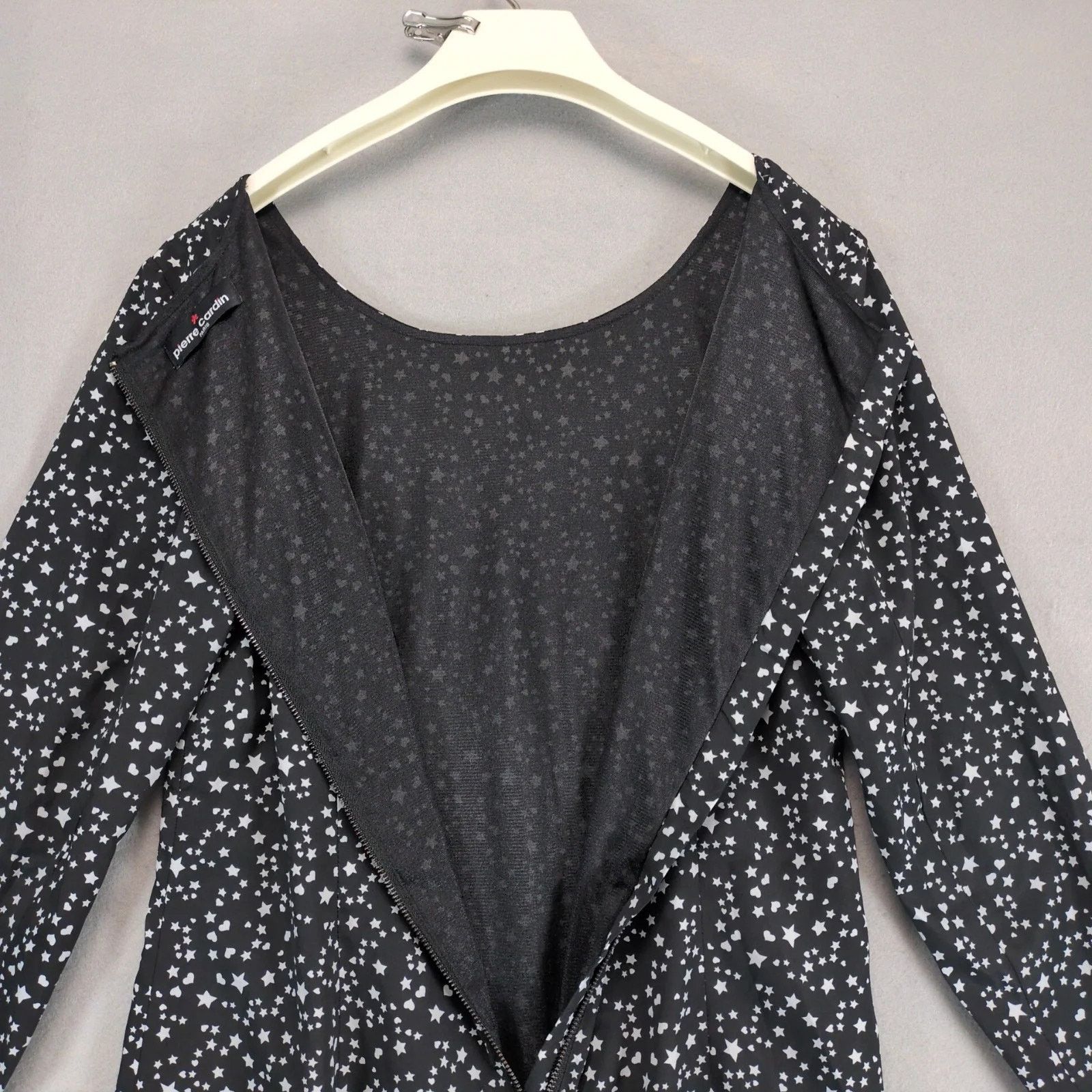 Pierre Cardin Pierre Cardin Paris Hearts & Stars Print Black White Dress M Size M / US 6-8 / IT 42-44 - 9 Thumbnail