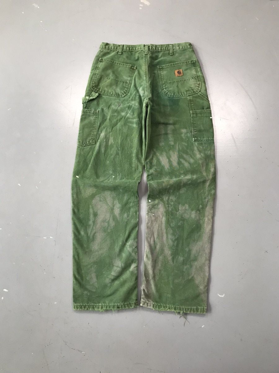 Carhartt × Vintage Vintage Carhartt B111 MOS blanket line carpenter denim Size US 33 - 8 Thumbnail