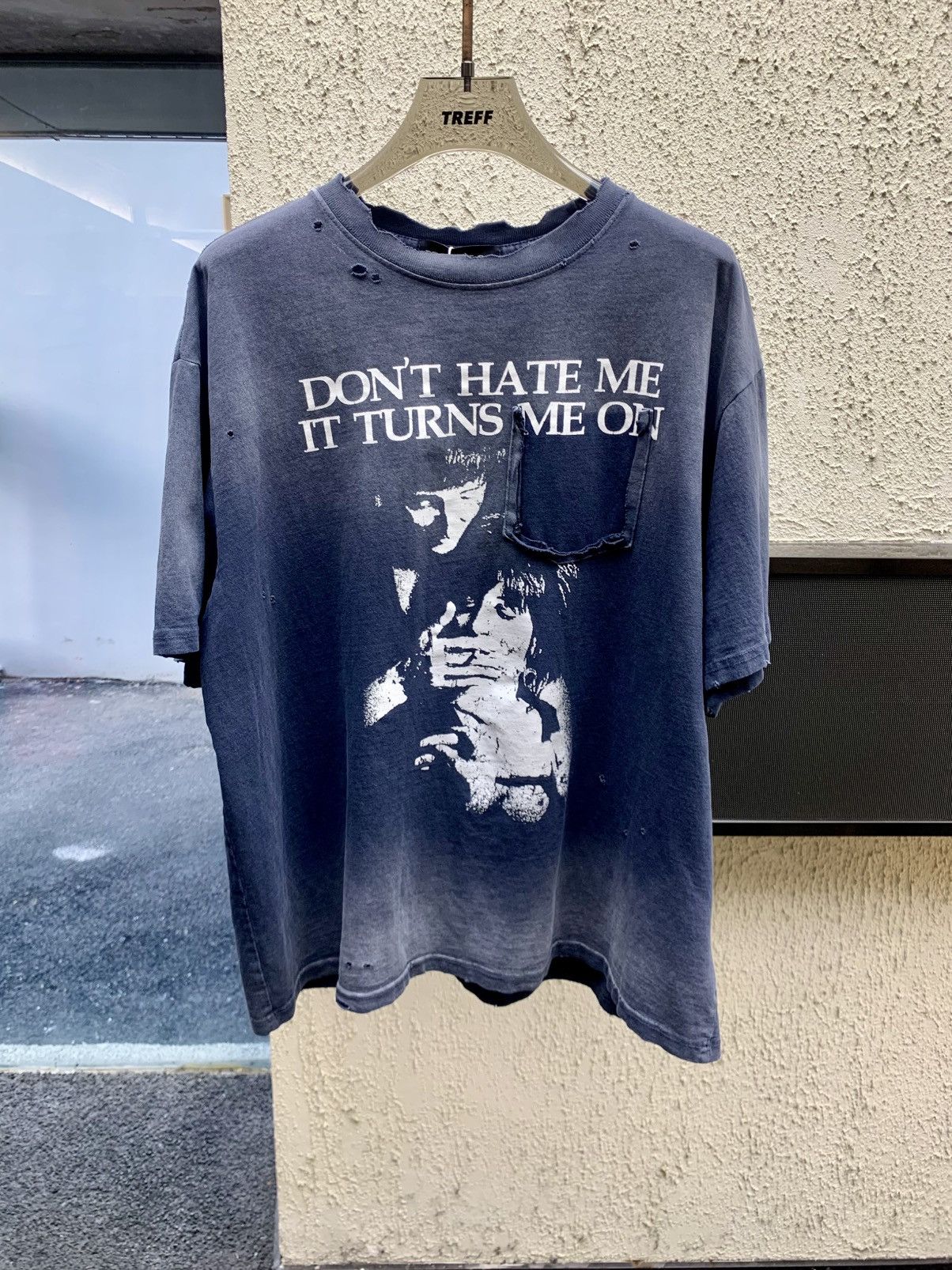 PROJECT GR LOCALLY HATED WASHED T-SHIRTS-NAVY