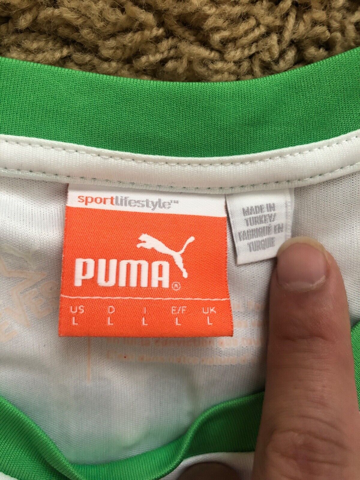 Puma Algeria 2014 PUMA Bougherra White Soccer Jersey Shirt Sz L Size US L / EU 52-54 / 3 - 5 Thumbnail