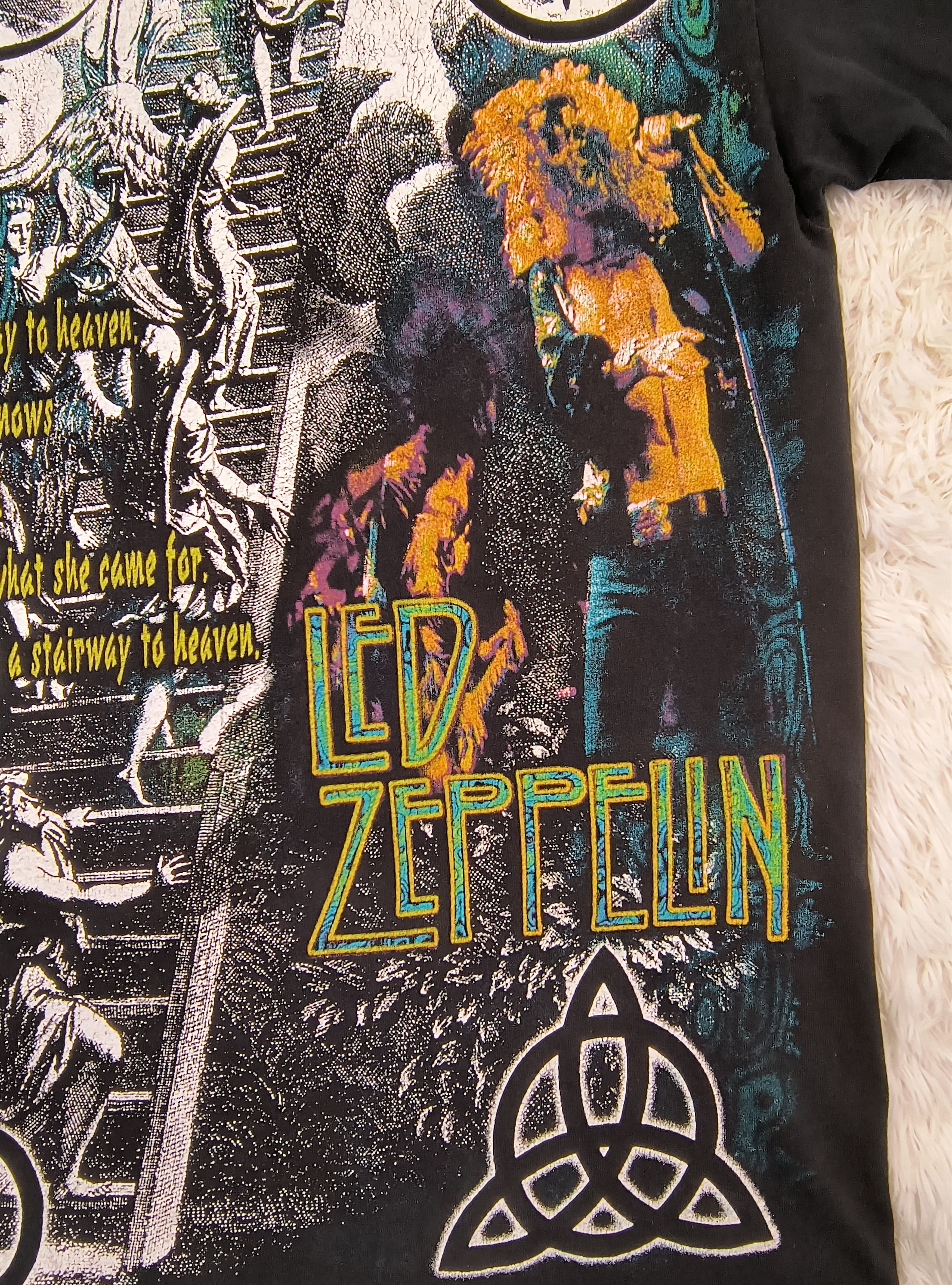 Band Tees Vintage AOP Resurreccion Led Zeppelin tee Size US L / EU 52-54 / 3 - 7 Thumbnail