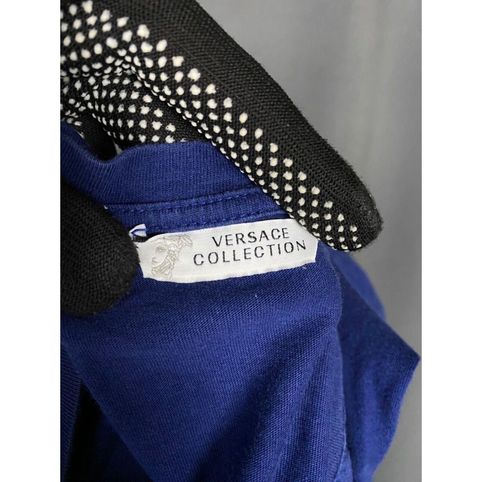 Versace Versace Big Logo Medusa Men's Blue T-Shirt Size M Size US M / EU 48-50 / 2 - 10 Thumbnail