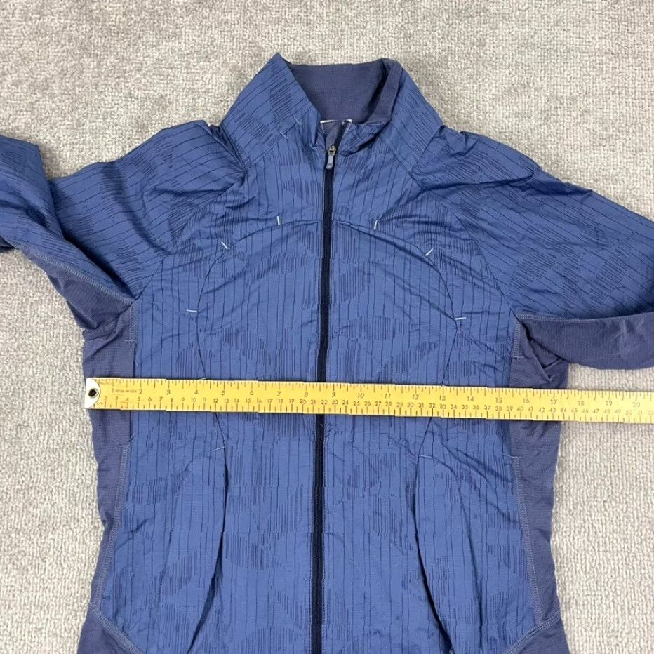 Lululemon LULULEMON Jacket Adult Size 6 Blue Nylon Full Zip Lightweight Pockets Running Activewear Womens Size M / US 6-8 / IT 42-44 - 6 Thumbnail