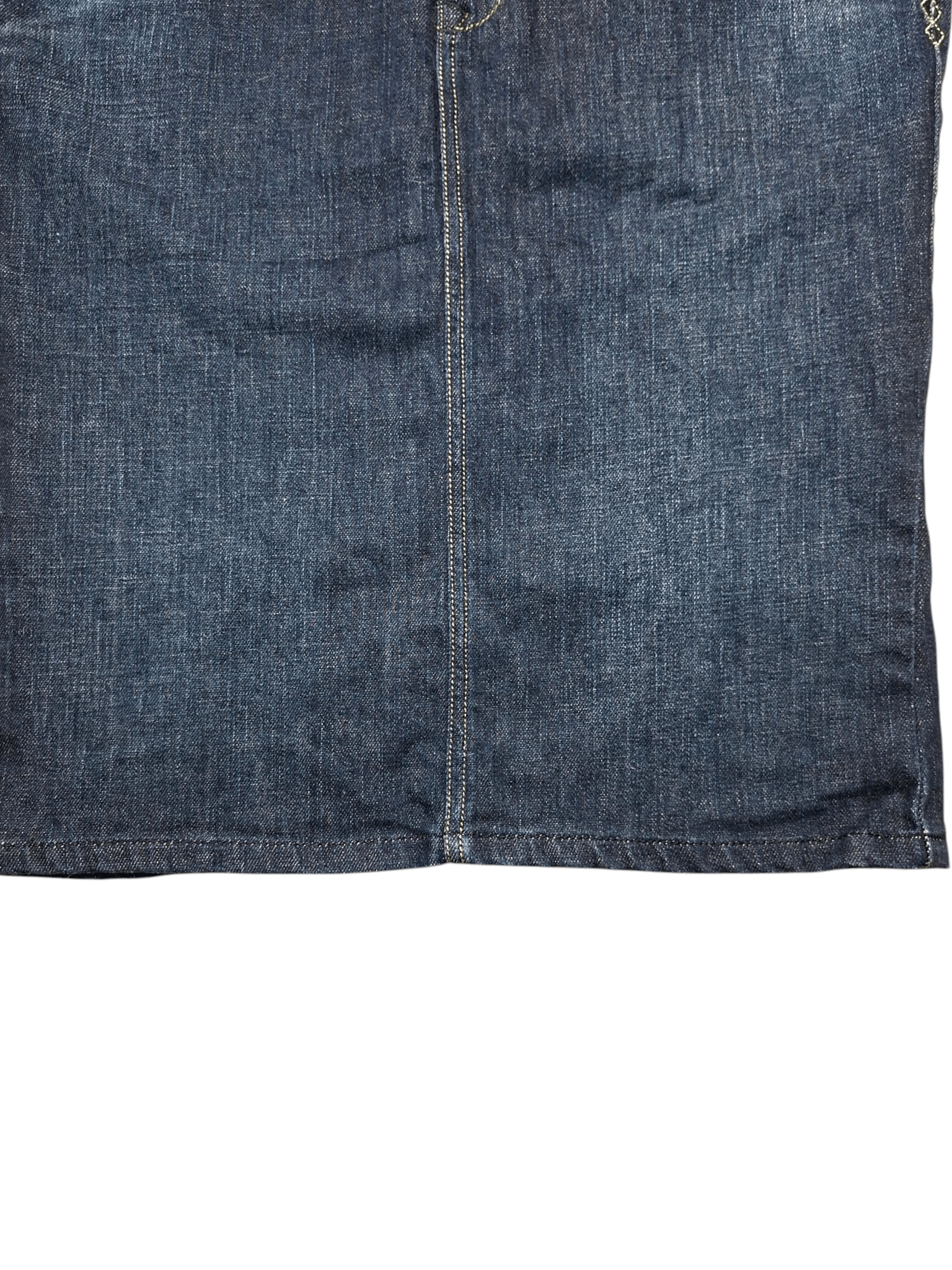 Diesel DIESEL Denim Skirt Blue Mini Midi Lion Head Button Y2K Size 30" / US 8 / IT 44 - 7 Thumbnail