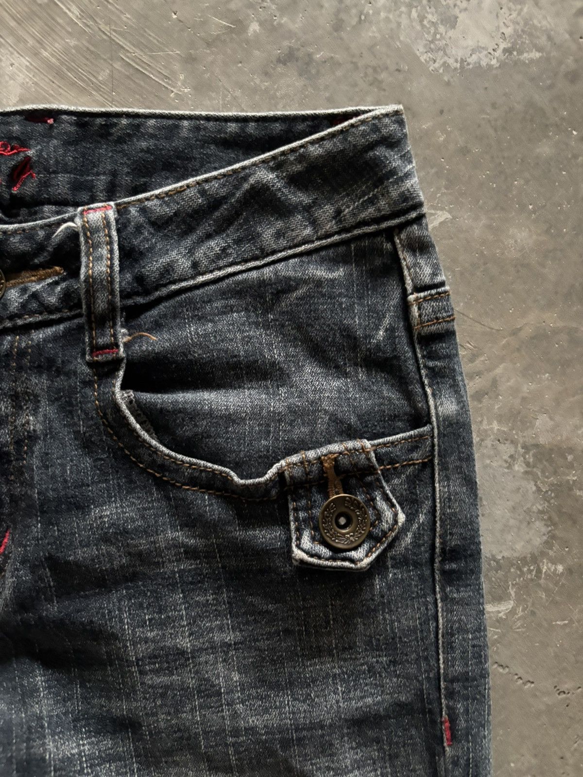 Hysteric Glamour BCBG flare washed japanese punk grunge i6w9 inspired Size US 28 / EU 44 - 9 Thumbnail