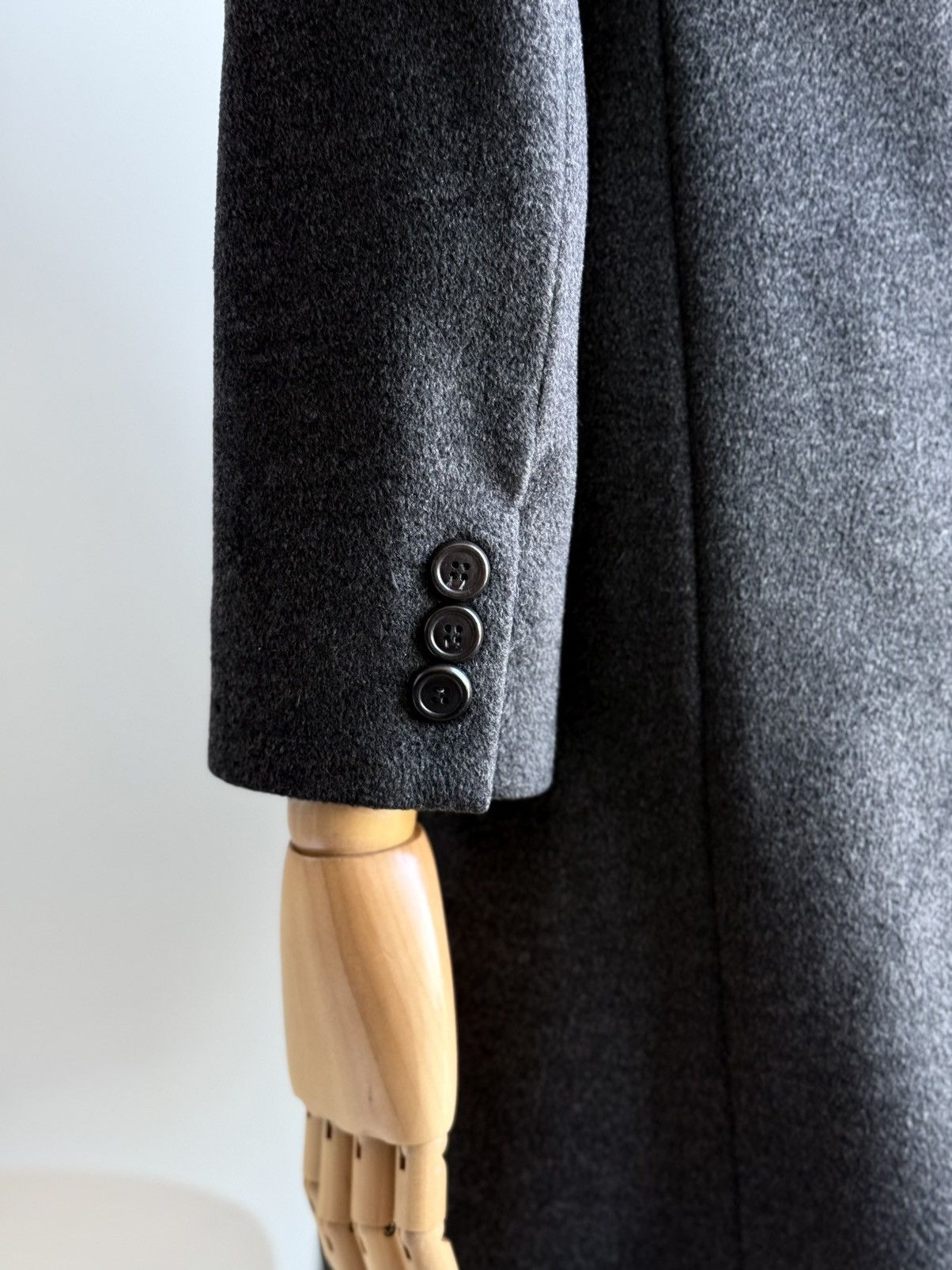Max Mara Max Mara Studio Gray Virgin Wool Coat Tailored Mid Length Size XS / US 0-2 / IT 36-38 - 8 Thumbnail