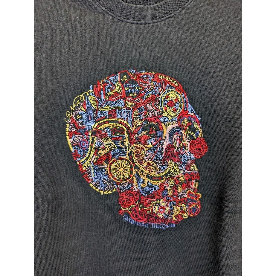 Alexander McQueen o1rshd1 Sweatshirt in Black Size US M / EU 48-50 / 2 - 7 Thumbnail