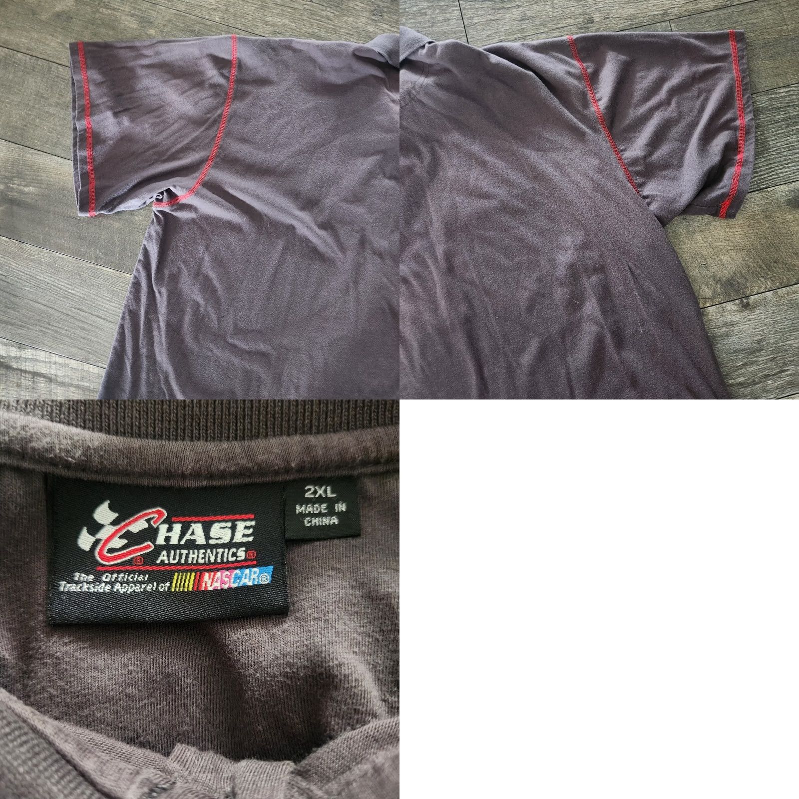 Chase Authentics Chase Authentics NASCAR Chase Elliott #24 Polo Shirt Mens 2XL Embroidered Gray Size US XXL / EU 58 / 5 - 9 Thumbnail