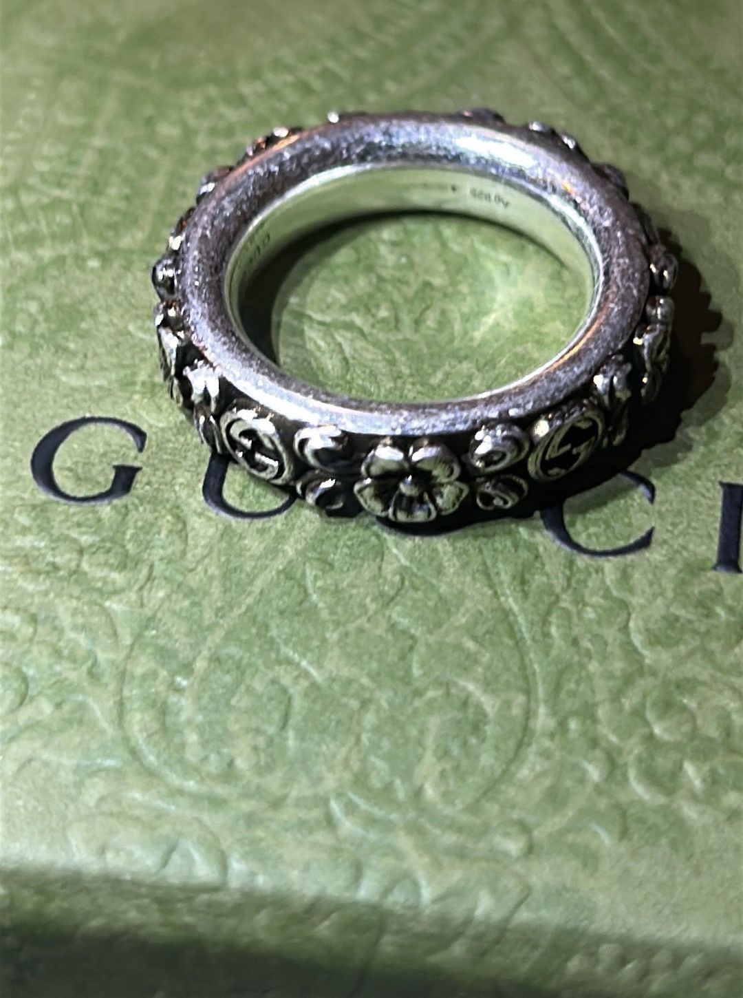 Gucci Gucci Interlocking G Flower Ring Ag925 Size ONE SIZE - 3 Thumbnail