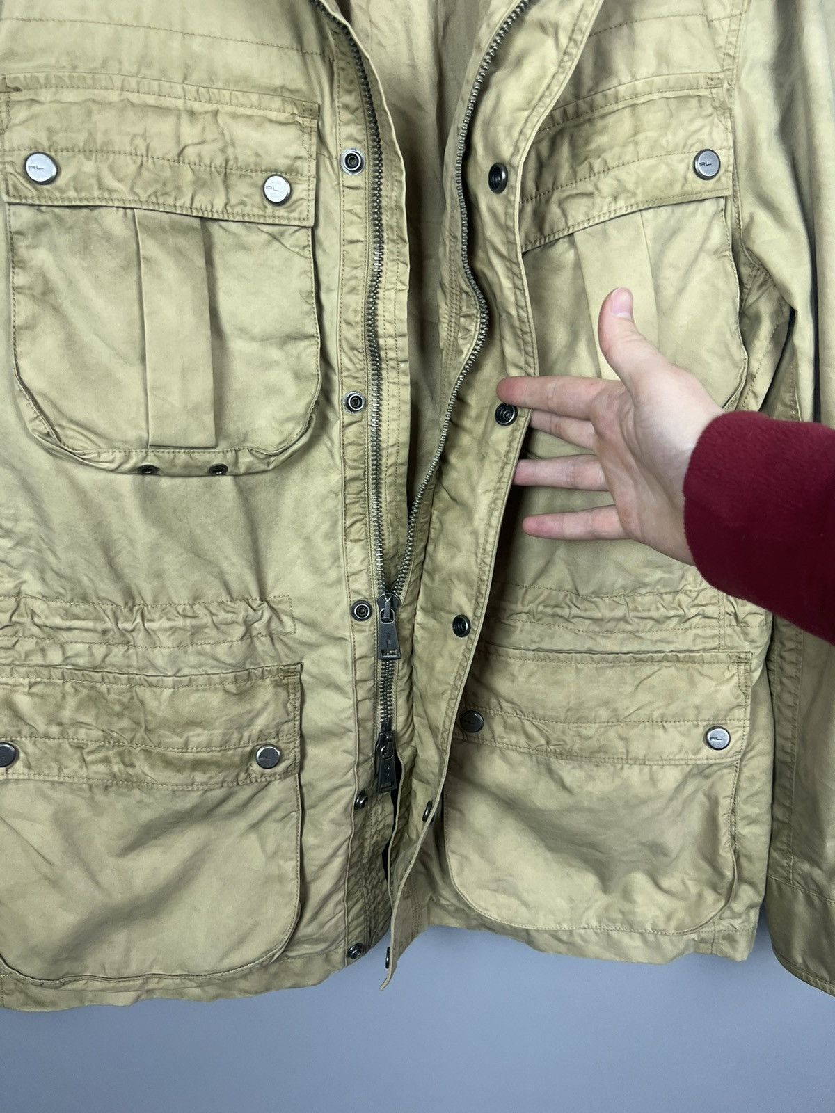 Polo Ralph Lauren (L) POLO RALPH LAUREN Black Label Motorcycle /biker Jacket Size US L / EU 52-54 / 3 - 17 Thumbnail