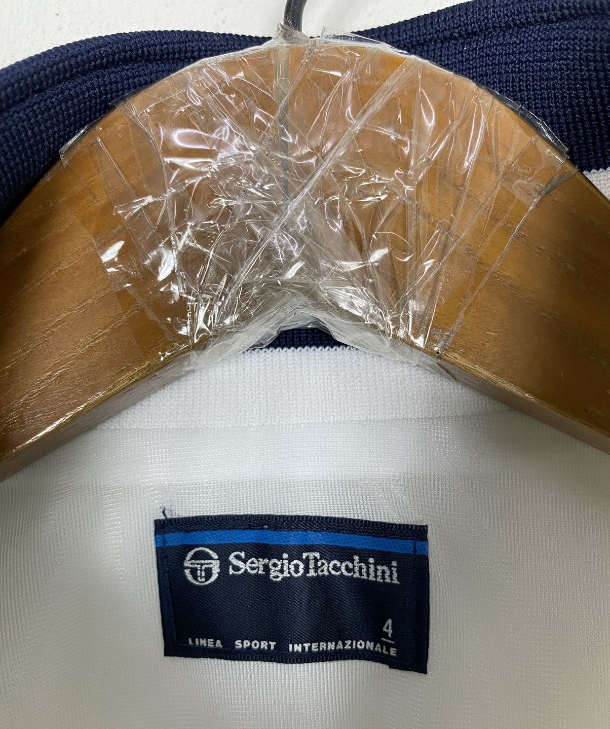 Sergio Tacchini Rare‼️ Sergio Tacchini Big Logo Zipper Jacket Made in Japan Size US M / EU 48-50 / 2 - 6 Thumbnail