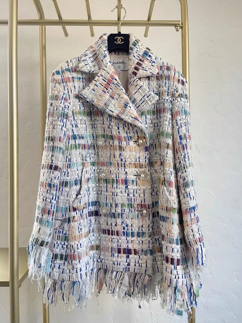 Chanel Chanel Waterfall series lesage tweed heavy industry coat Size XS / US 0-2 / IT 36-38 - 1 Thumbnail