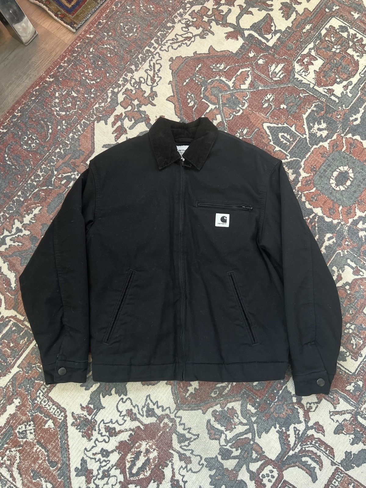 image of Carhartt Wip Bomber in Black, Women's (Size XS)