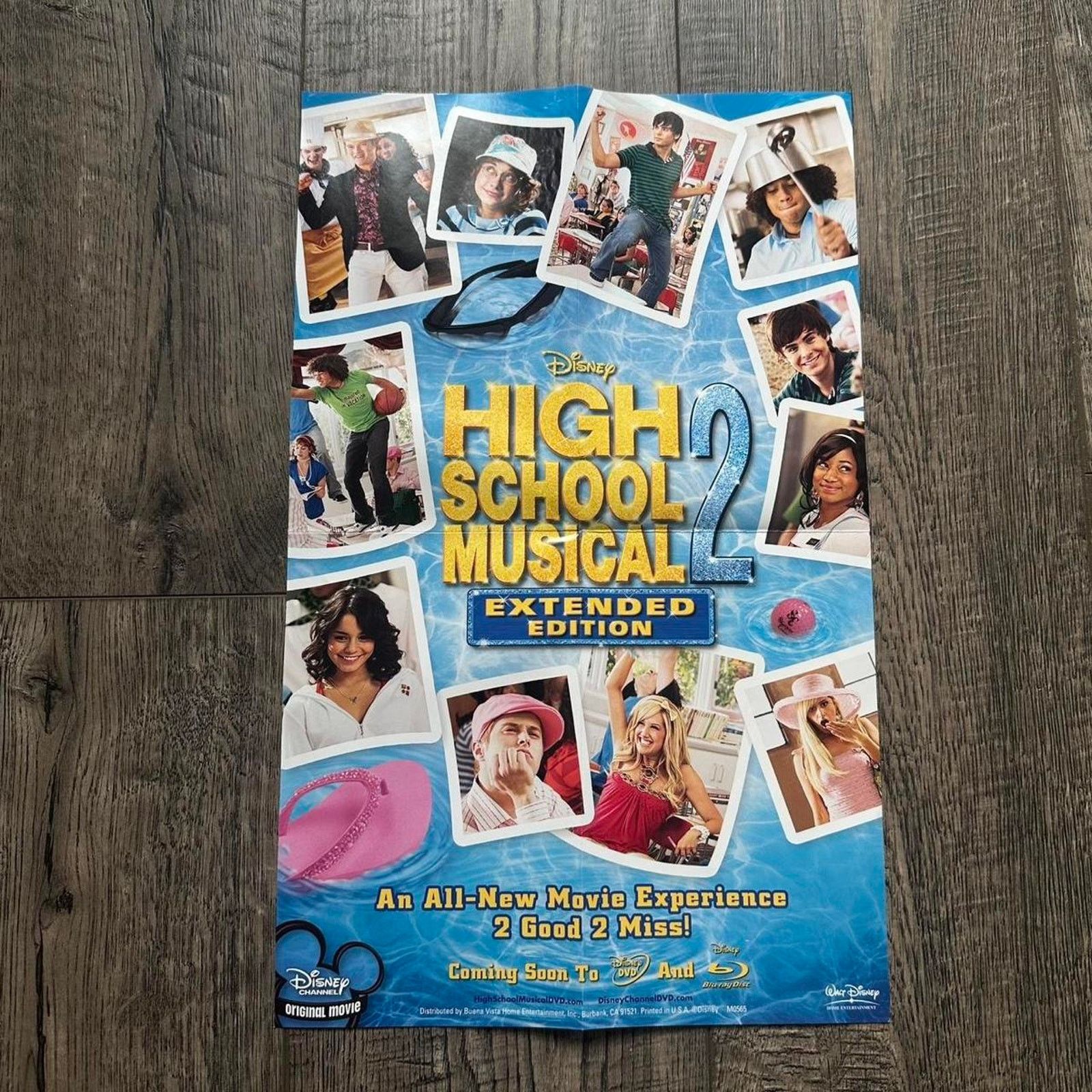 Disney × Vintage Disney Chanel Vintage High School Musical Movie Promo Poster Size ONE SIZE - 1 Thumbnail