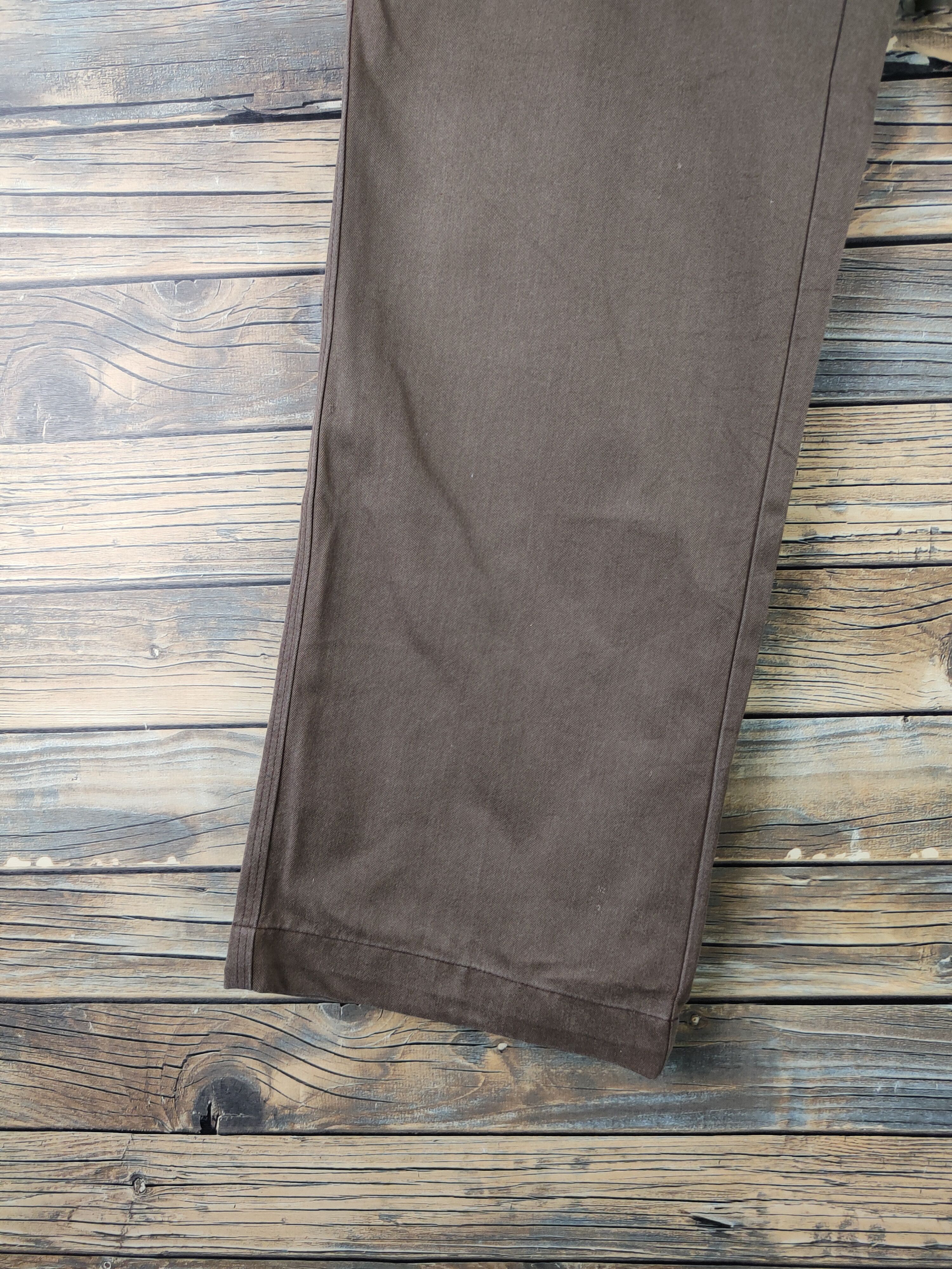 Japanese Brand DL Jichodo-Jawin Brown Multipocket Cargo Pants #1126 Size US 31 - 4 Thumbnail