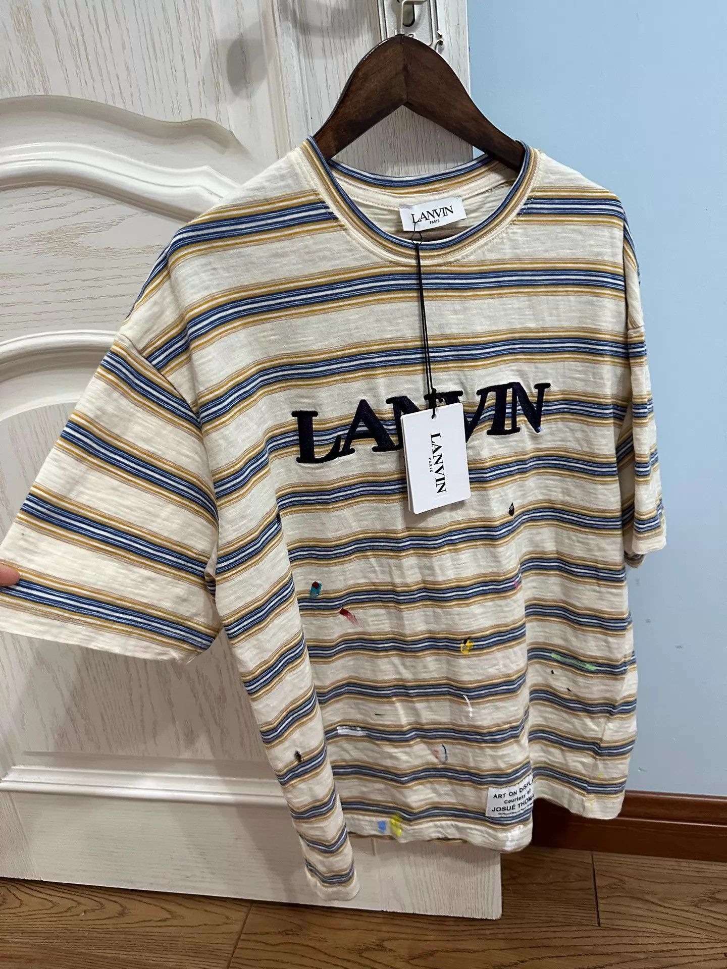 Lanvin Lanvin x Gallery Dept Striped Unisex Tee Size US S / EU 44-46 / 1 - 3 Thumbnail