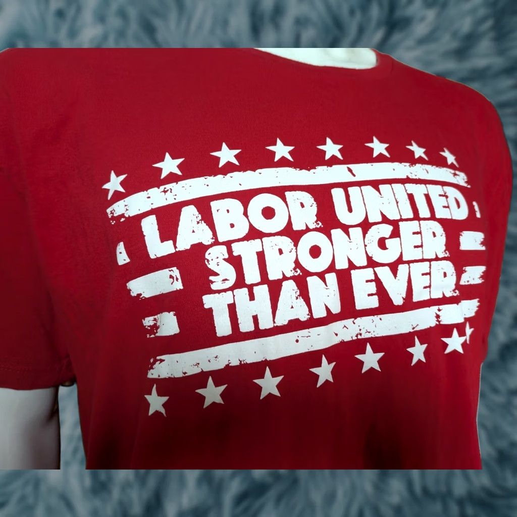 Vintage UAW United Autoworkers Union Pride T Shirt 3XL XXXL Red Men Size US XXL / EU 58 / 5 - 1 Thumbnail