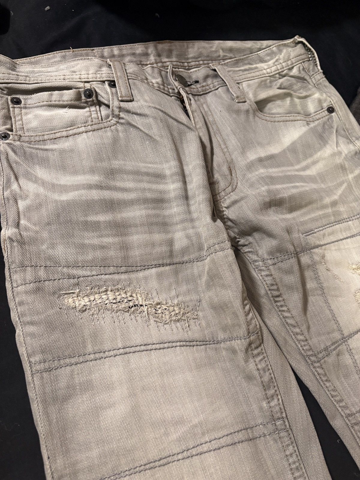 Japanese Brand Edge Rupert Japanese Boro Denim Size US 28 / EU 44 - 7 Thumbnail