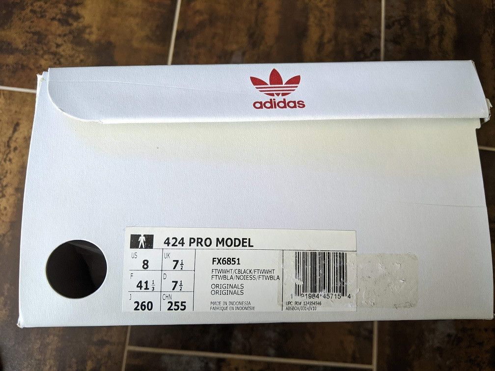 424 × Adidas 424 X Adidas Pro Model Cloud White Size US 8 / EU 41 - 2 Thumbnail