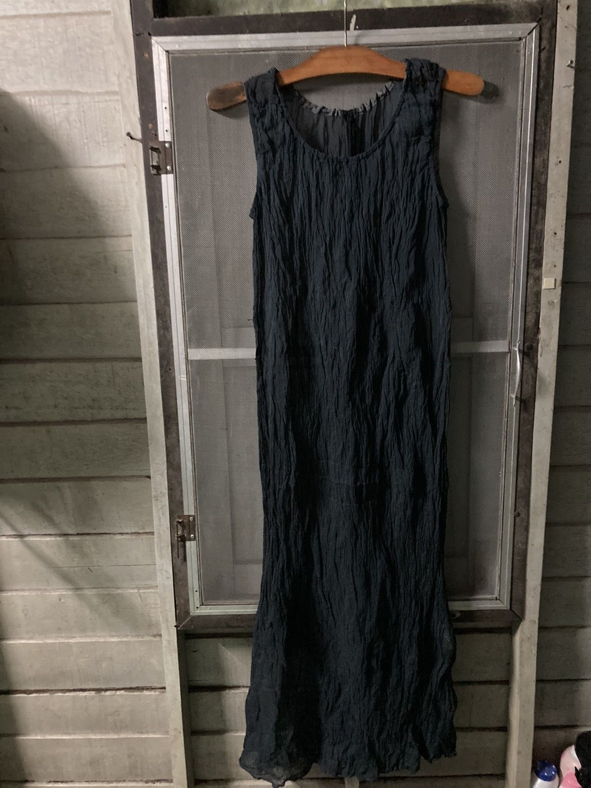 Designer × Hiroko Koshino Homme × Japanese Brand Vintage Dresses Hiroko Koshino See Two Plent Size M / US 6-8 / IT 42-44 - 2 Thumbnail