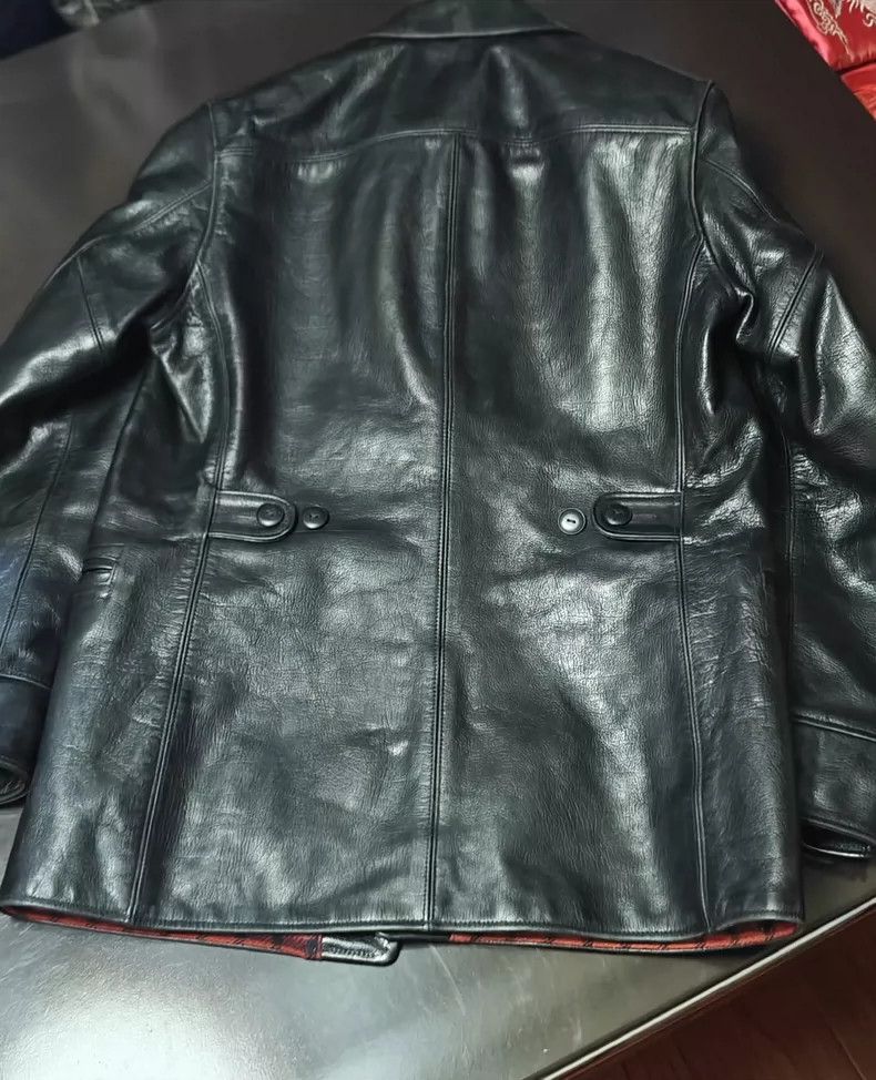 The Real McCoy's The Real McCoy'sVintage Kenmoto period black leather coat 2 Size US M / EU 48-50 / 2 - 2 Thumbnail