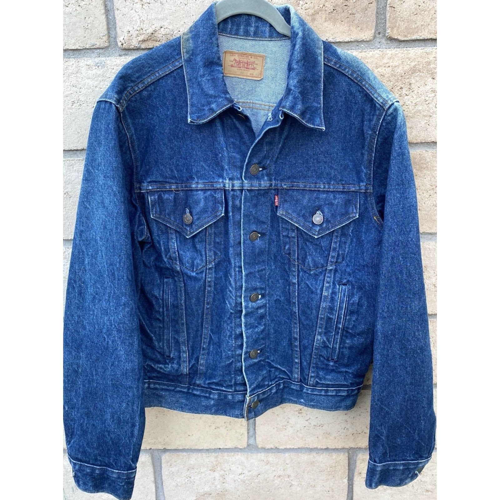 Levi's VINTAGE Levi’s Denim Jacket Trucker Cowboy Western Worn Made In USA Size 42 Size US XS / EU 42 / 0 - 3 Thumbnail