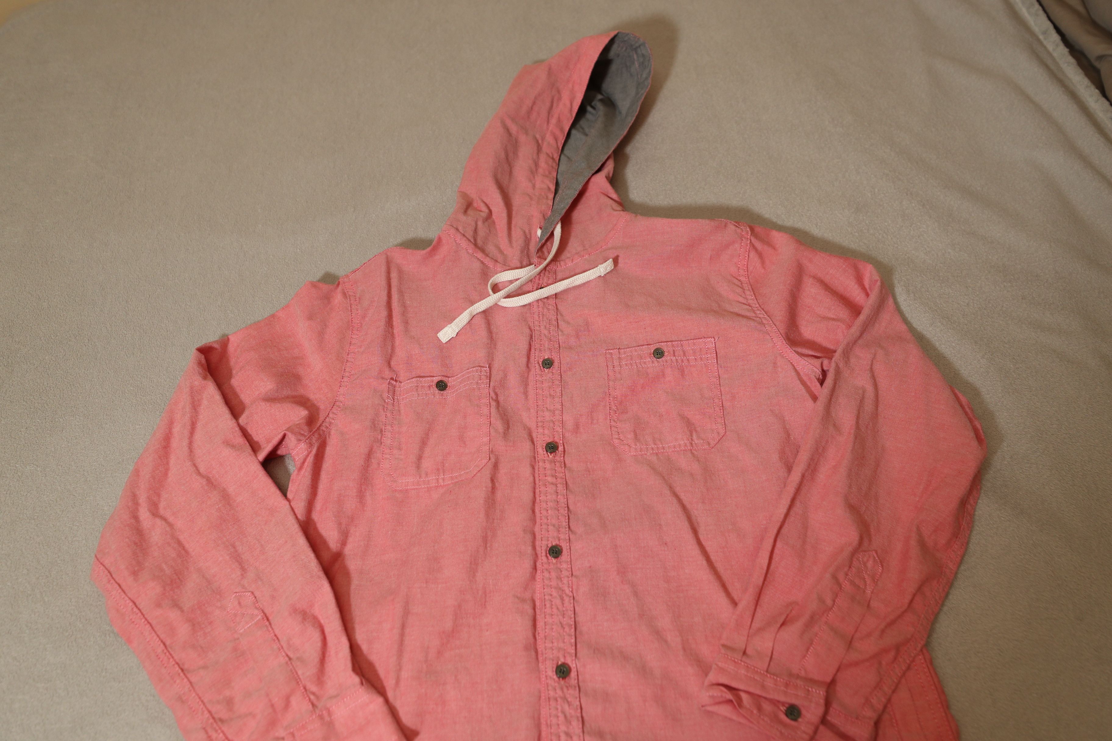 Jiberish Jiberish Pink Hooded Button Up (XXL) Size US XXL / EU 58 / 5 - 3 Thumbnail