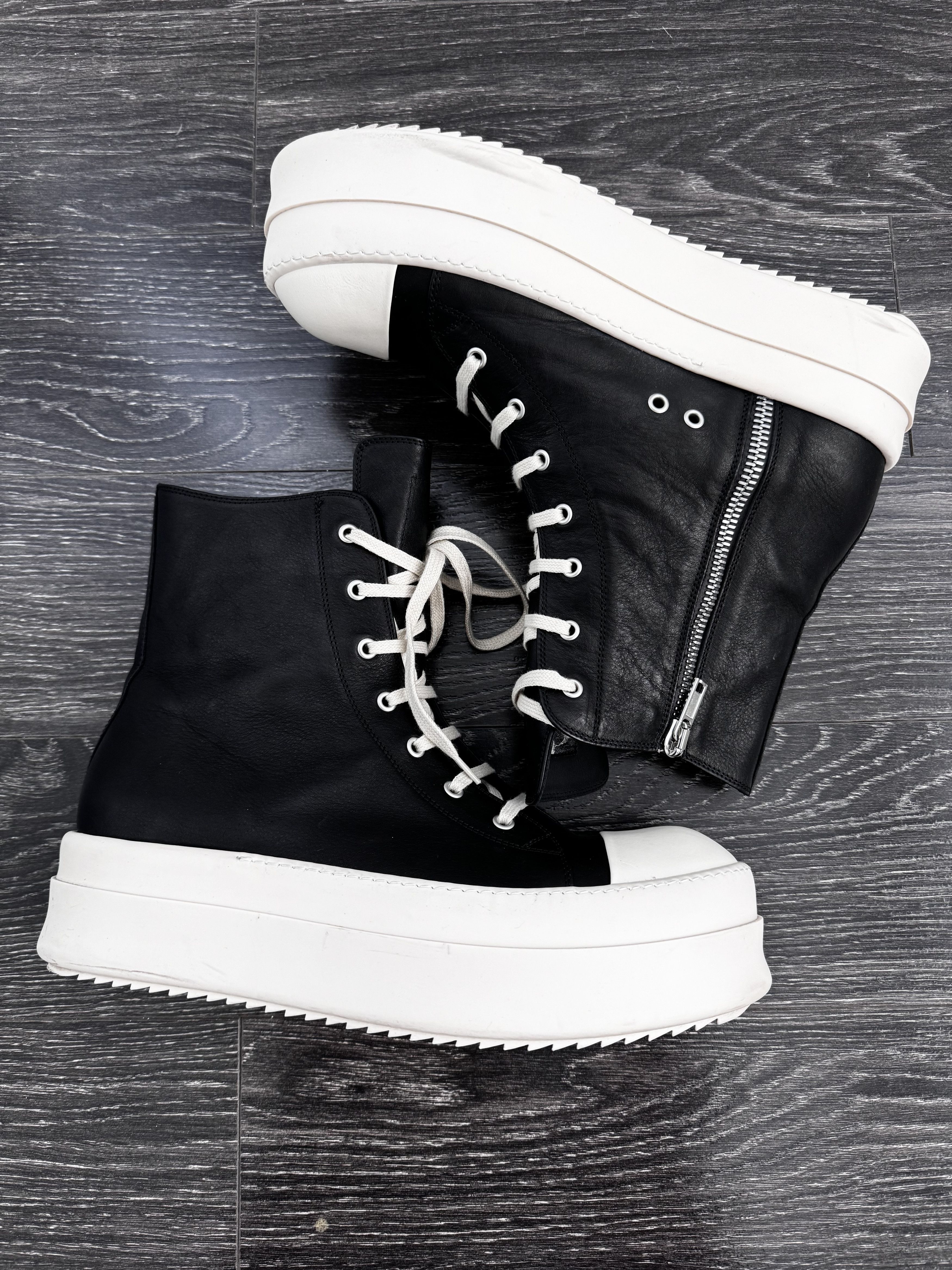 RICK OWENS DOUBLE BUMPER ハイカットスニーカー RICK OWENS DRKSHDW - 【25SS】ダブルバンパー ハイカット