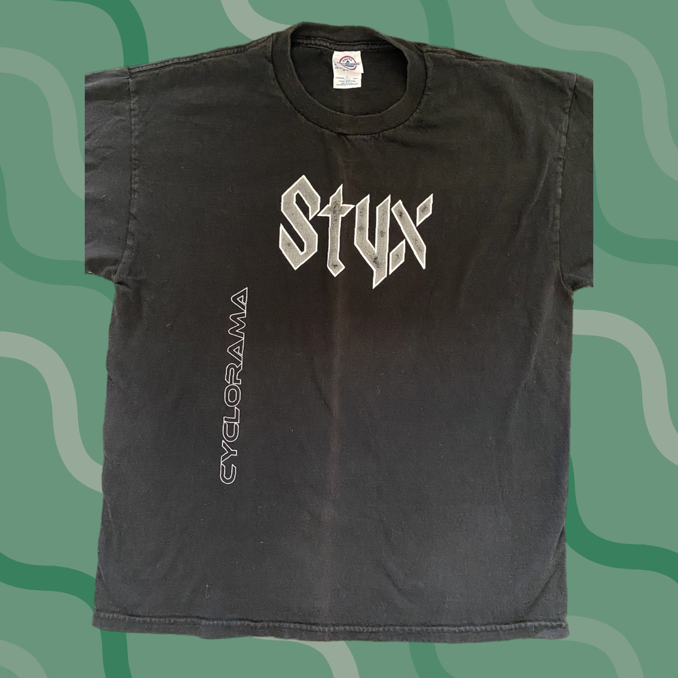 Delta VINTAGE Delta Pro Weight Shirt Long Sleeve Mens L Black Styx Cyclorama Size US L / EU 52-54 / 3 - 1 Thumbnail