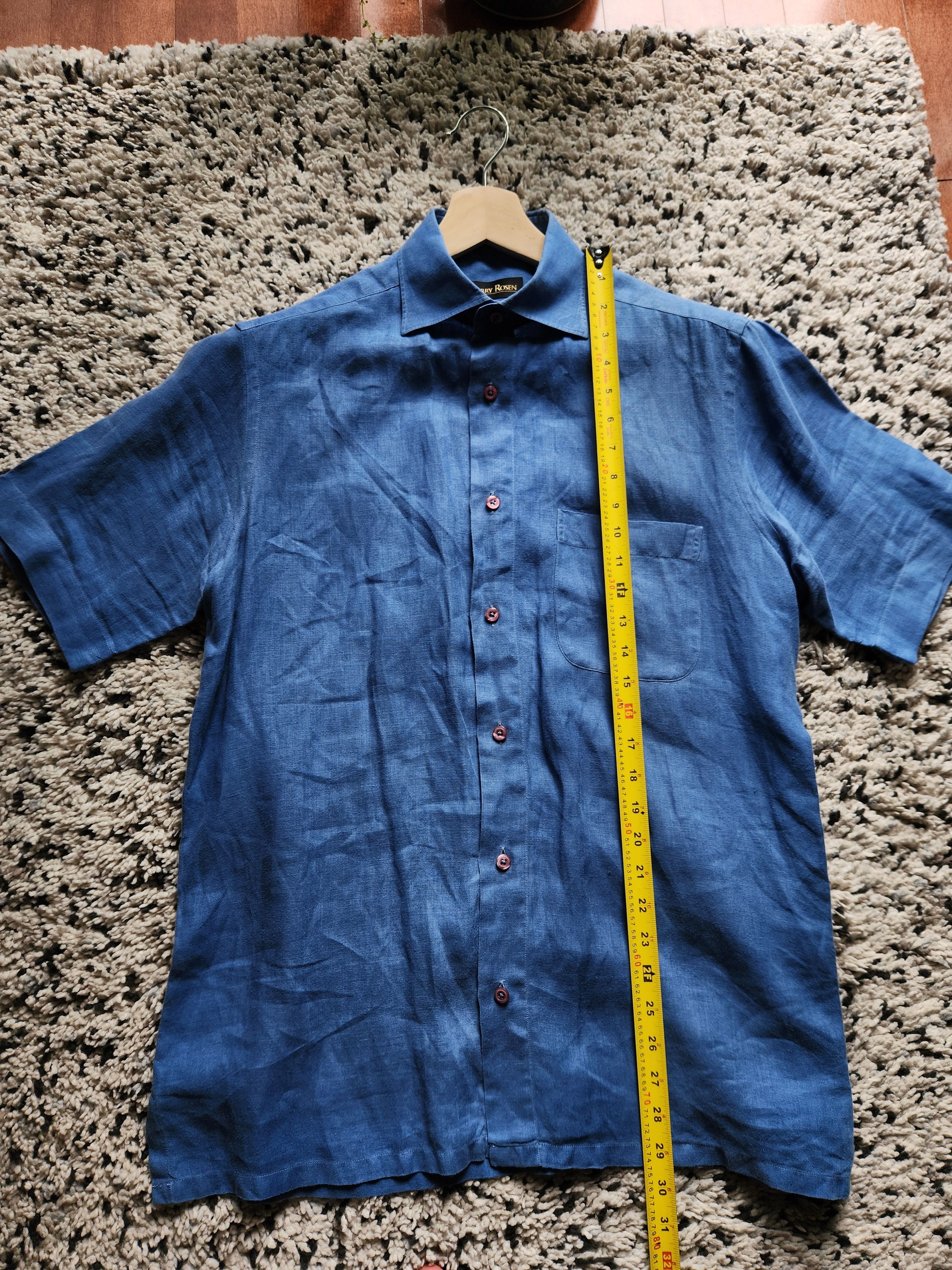 Harry Rosen Vintage Harry Rosen Linen Button-Up Size US M / EU 48-50 / 2 - 5 Thumbnail