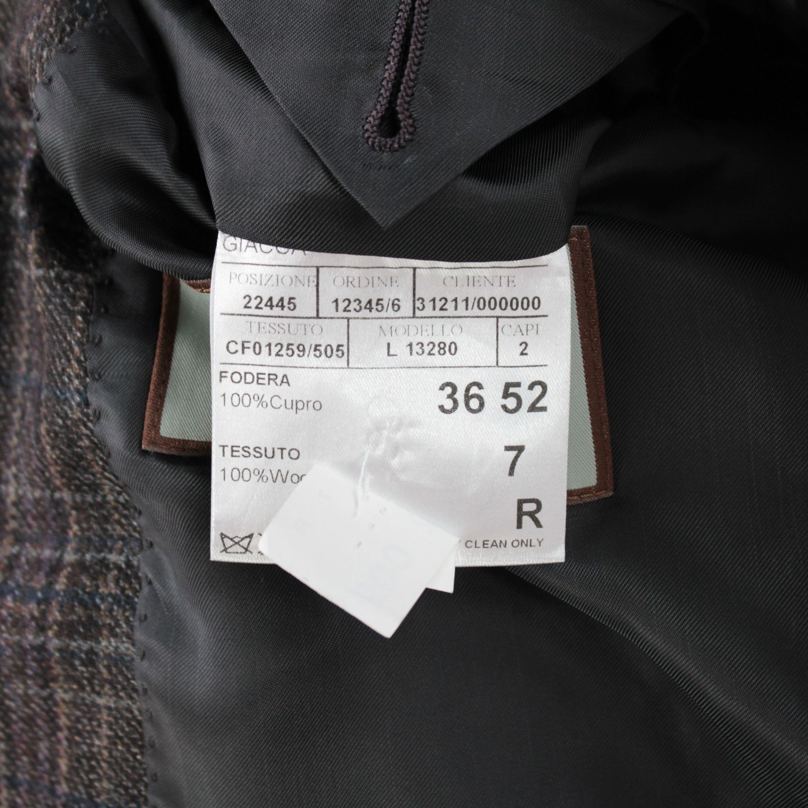 Canali Canali Sport Coat Size 42 Regular US in Brown Size 42R - 8 Thumbnail