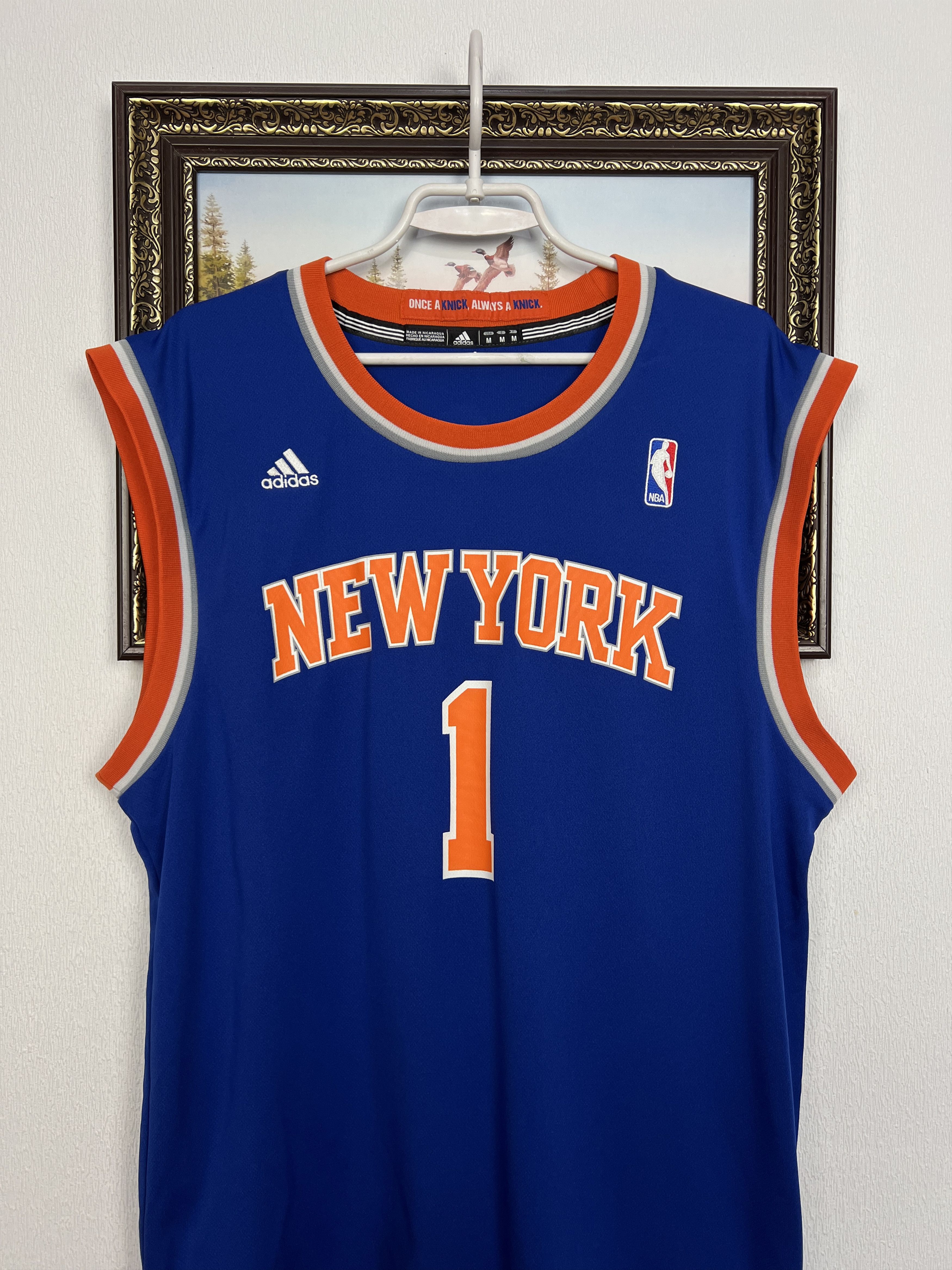 Adidas Adidas New York Knicks NBA Jersey #1 Stoudemire Shirt Rare Size US M / EU 48-50 / 2 - 2 Thumbnail