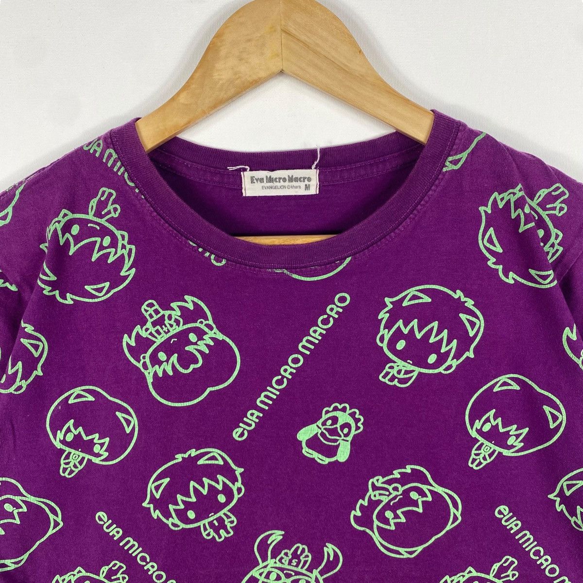 Anime × Japanese Brand EVA MICRO MACRO Evangelion Full Print Graphic Tee Shirt Size US M / EU 48-50 / 2 - 2 Thumbnail