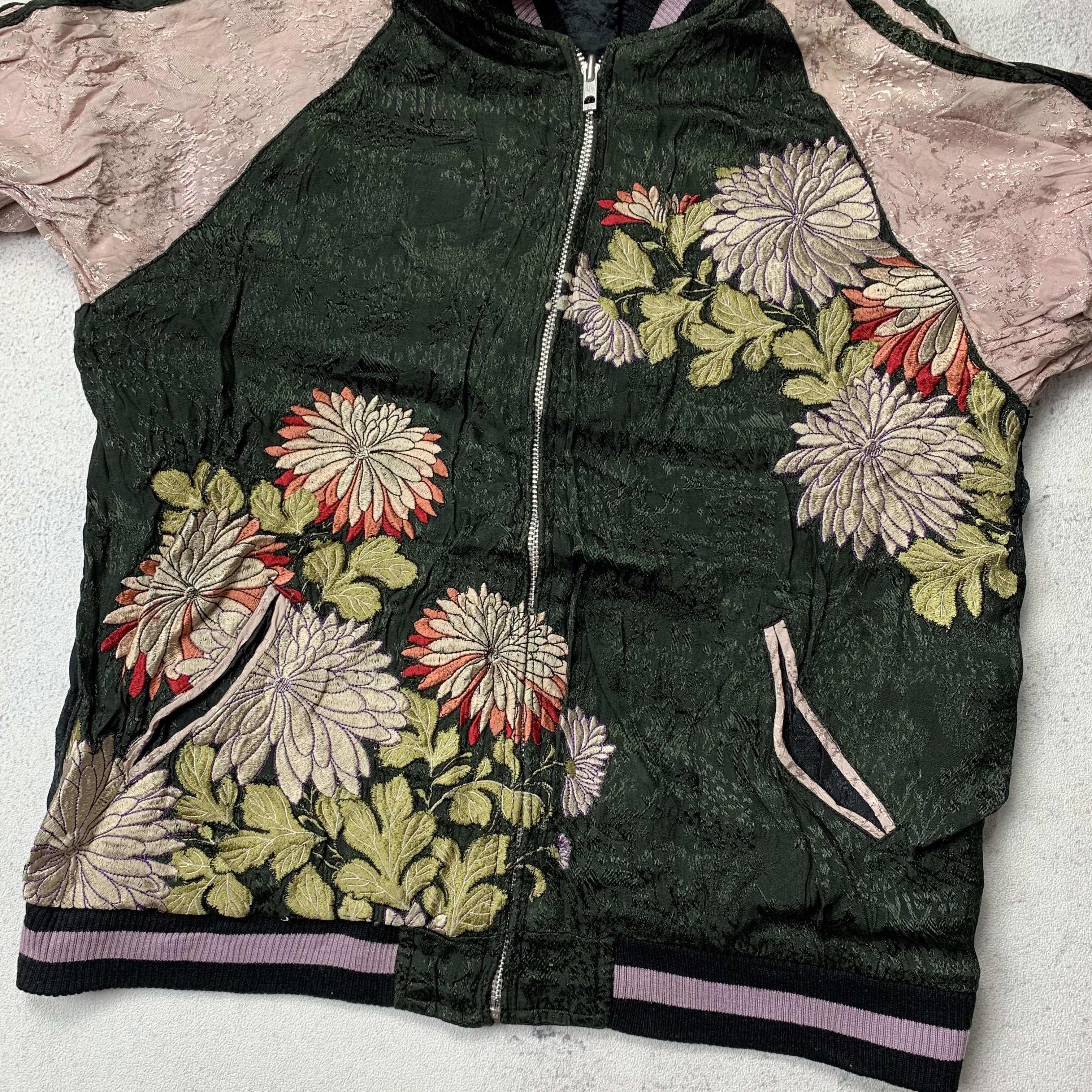 Japanese Brand Reversible Sukajan Jacket Japanese Classic Script Size US M / EU 48-50 / 2 - 9 Thumbnail