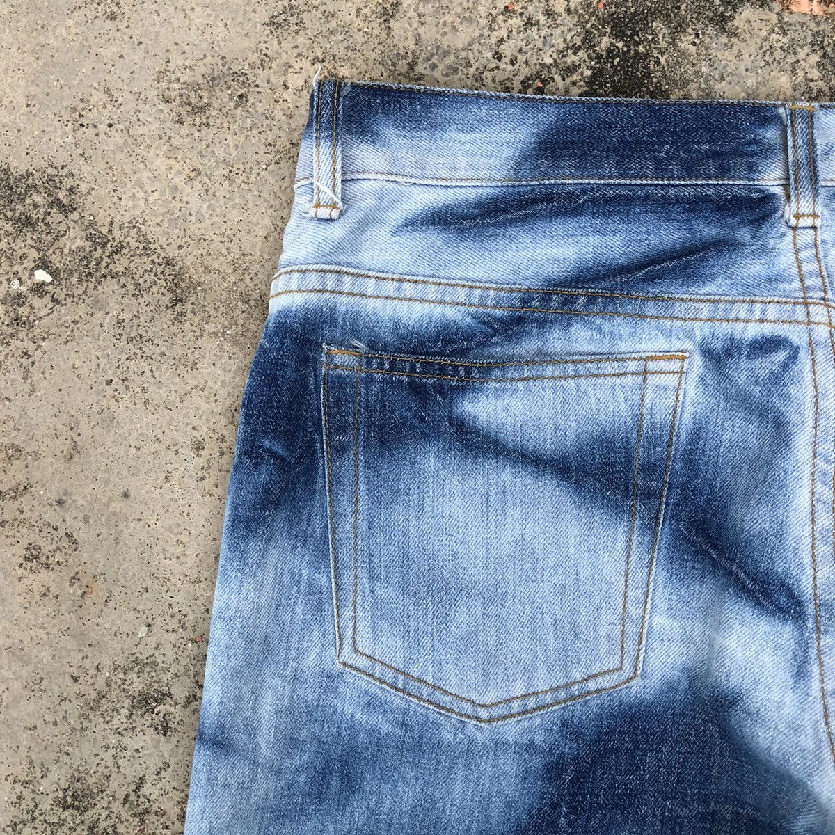 Japanese Brand Vintage Japanese Style Tie Dye Denim Pants Size US 33 - 14 Thumbnail