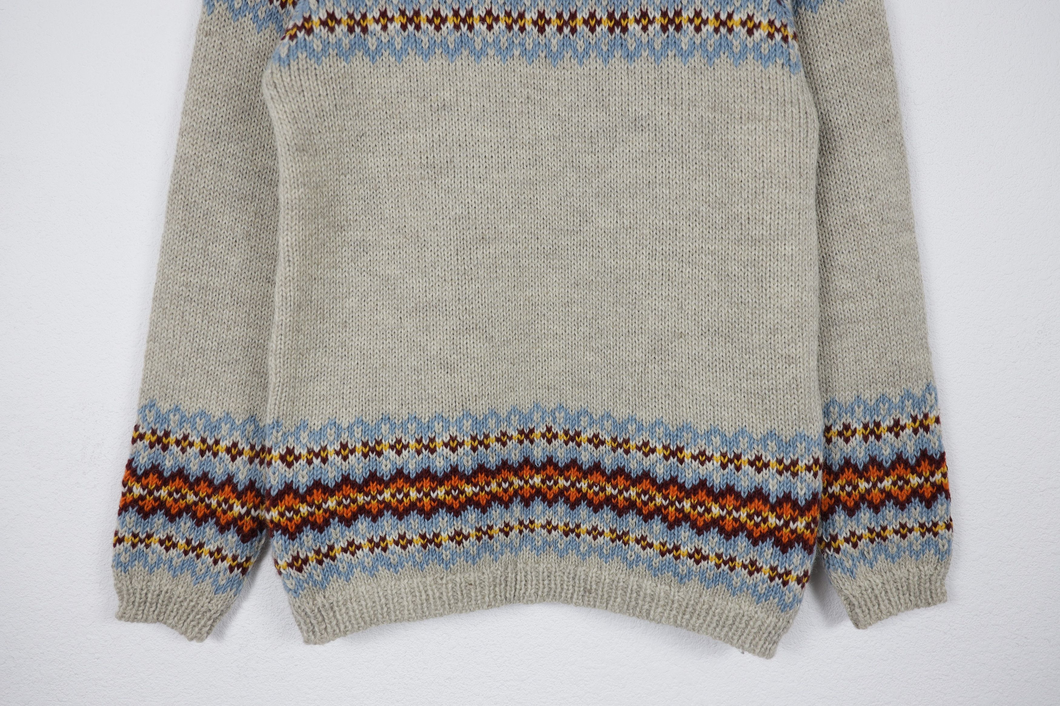 Other Pachamama Handknit Ornament Wool Sweater Avant Garde Size S / US 4 / IT 40 - 11 Thumbnail