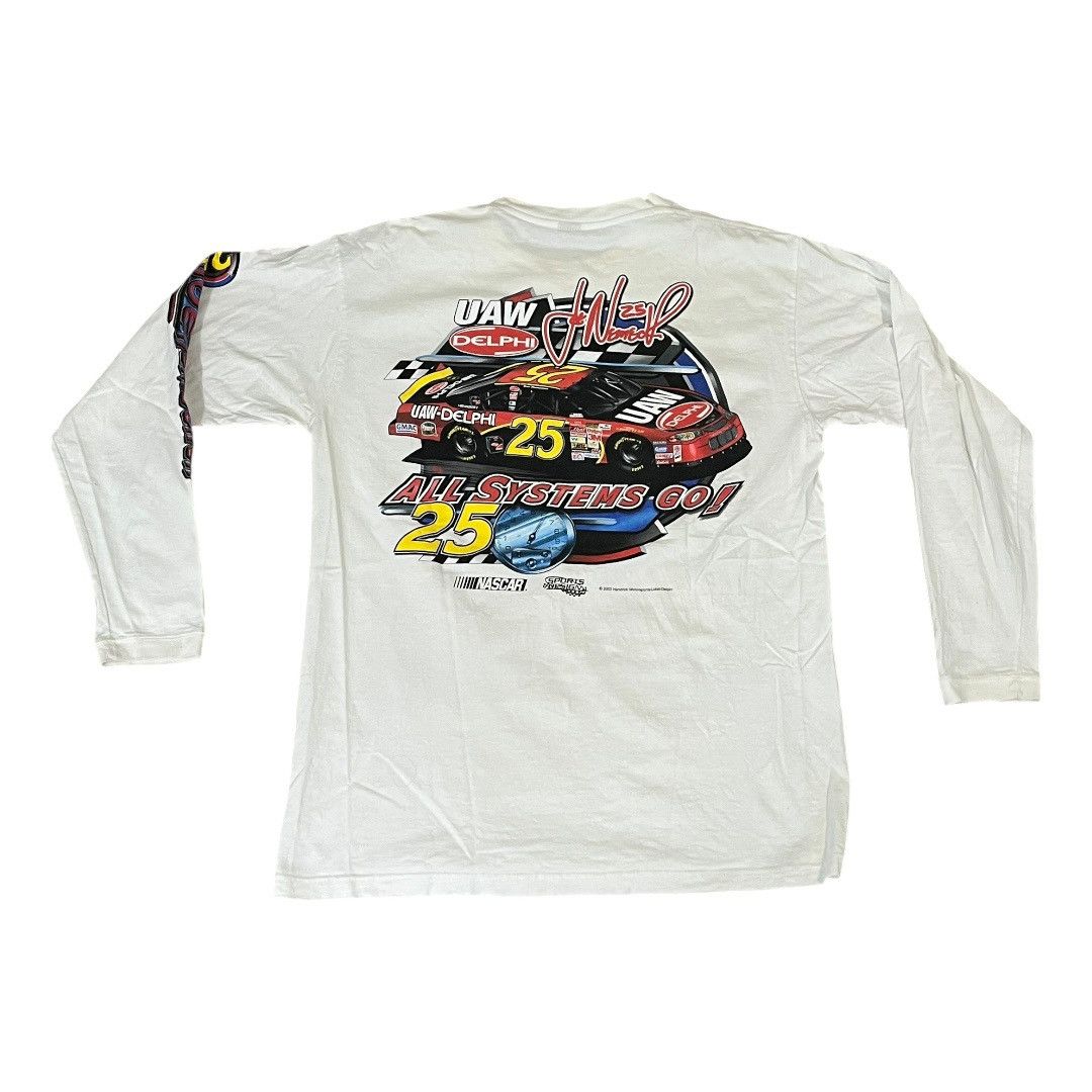 NASCAR VINTAGE NASCAR Joe Nemechek Long Sleeve T Shirt Size US L / EU 52-54 / 3 - 6 Thumbnail