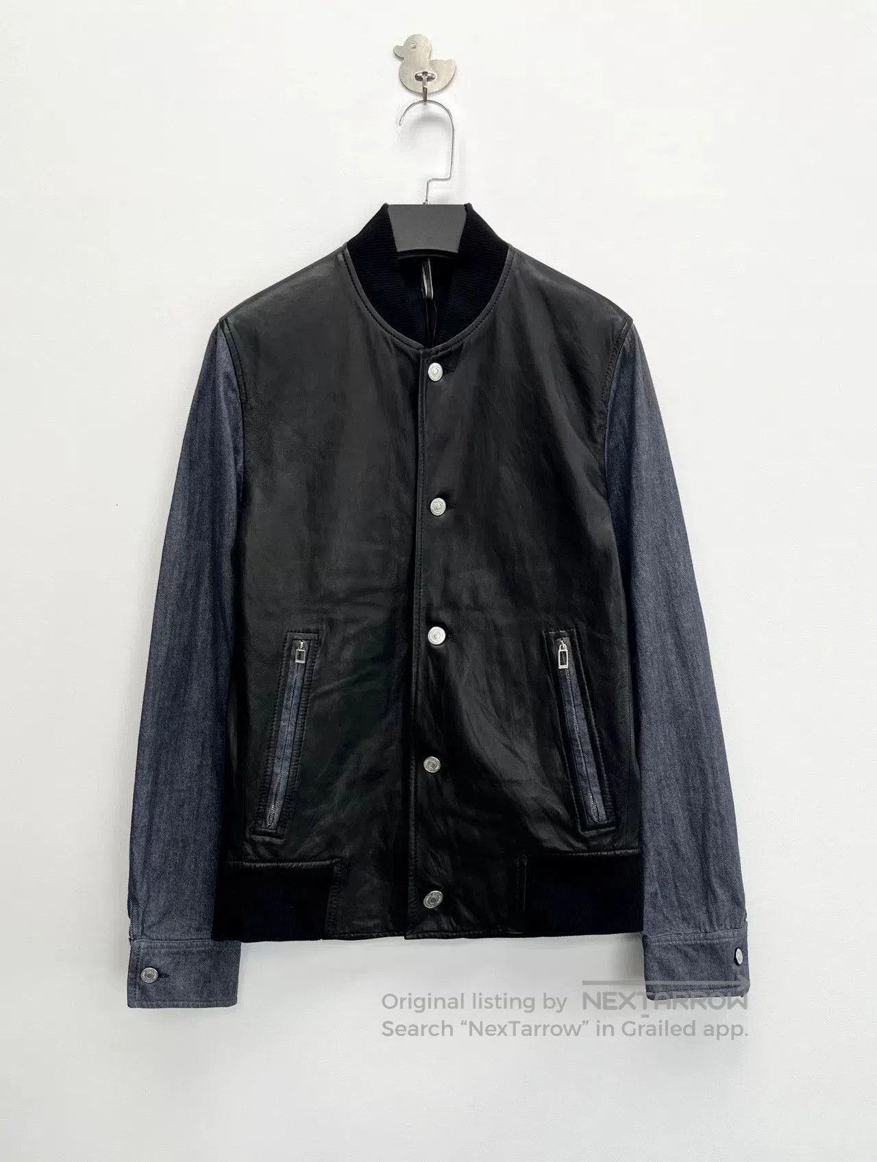 Dior Dior Black Lambskin Denim Patchwork Jacket. Size US S / EU 44-46 / 1 - 1 Thumbnail