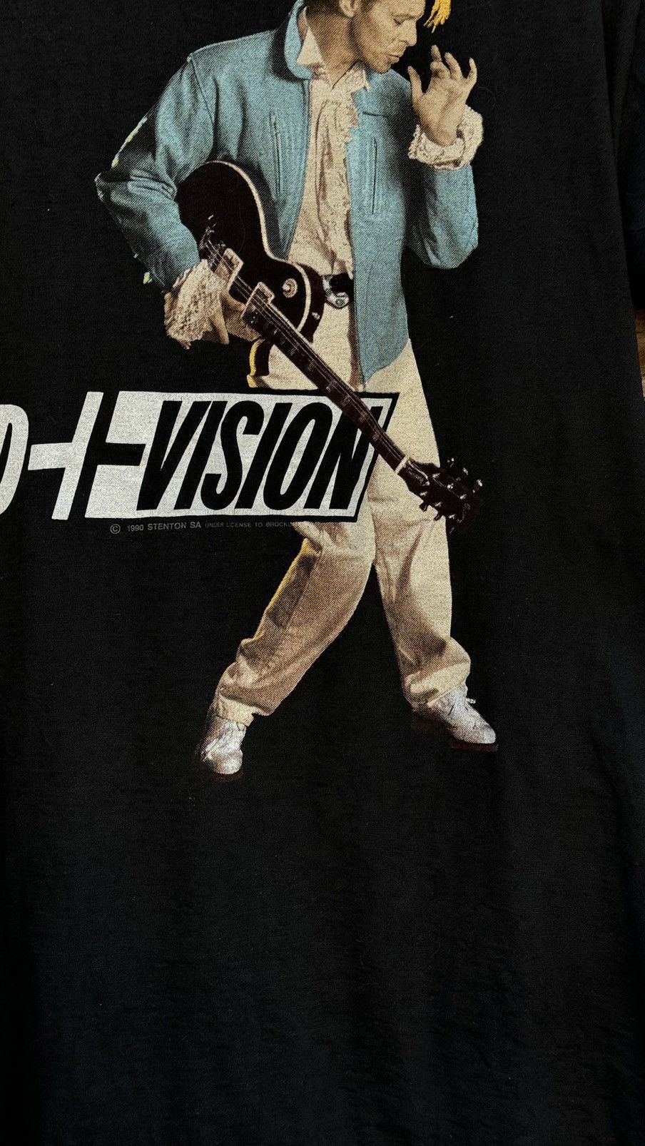 Band Tees × Vintage Vintage 1990 David Bowie Sound Vision Double Tour t-shirt Size US L / EU 52-54 / 3 - 8 Thumbnail