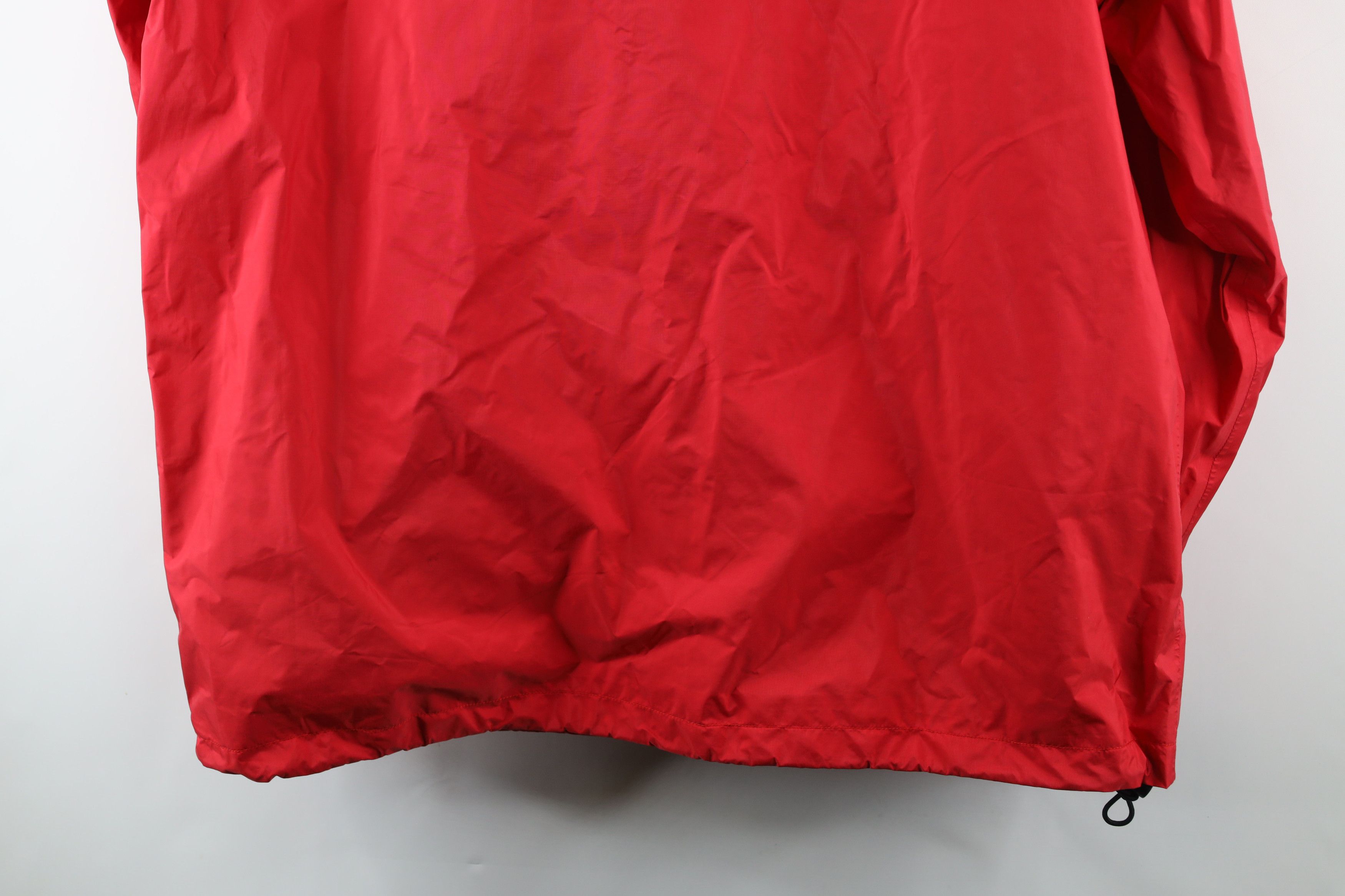L.L. Bean × Vintage Vintage 90s LL Bean Waterproof Hooded Anorak Jacket Red Size US L / EU 52-54 / 3 - 16 Thumbnail