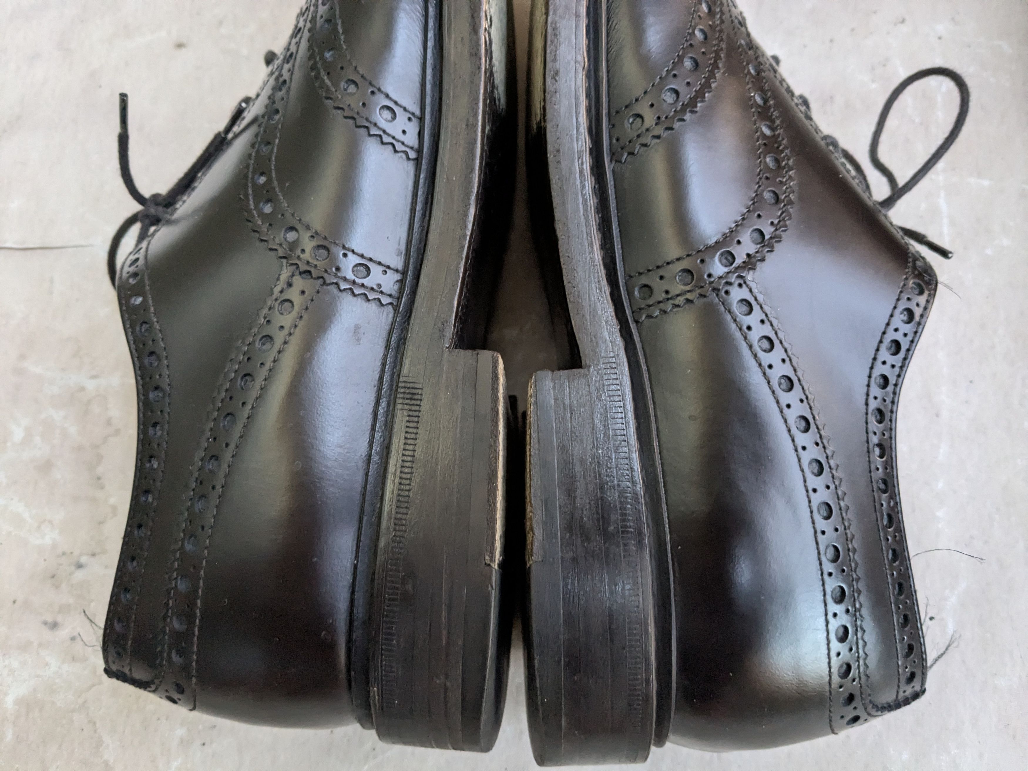 Prada Prada Wingtip Brogues Dark Brown 12.5 Leather Size US 12.5 / EU 45-46 - 11 Thumbnail