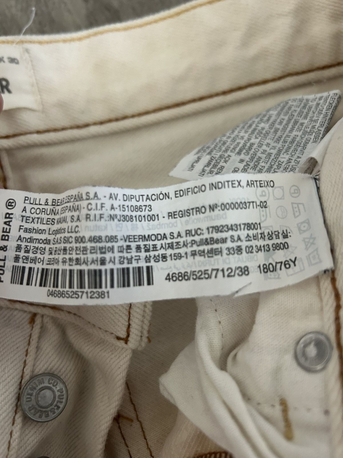 Pull & Bear Tapered Denim Size US 30 / EU 46 - 5 Thumbnail